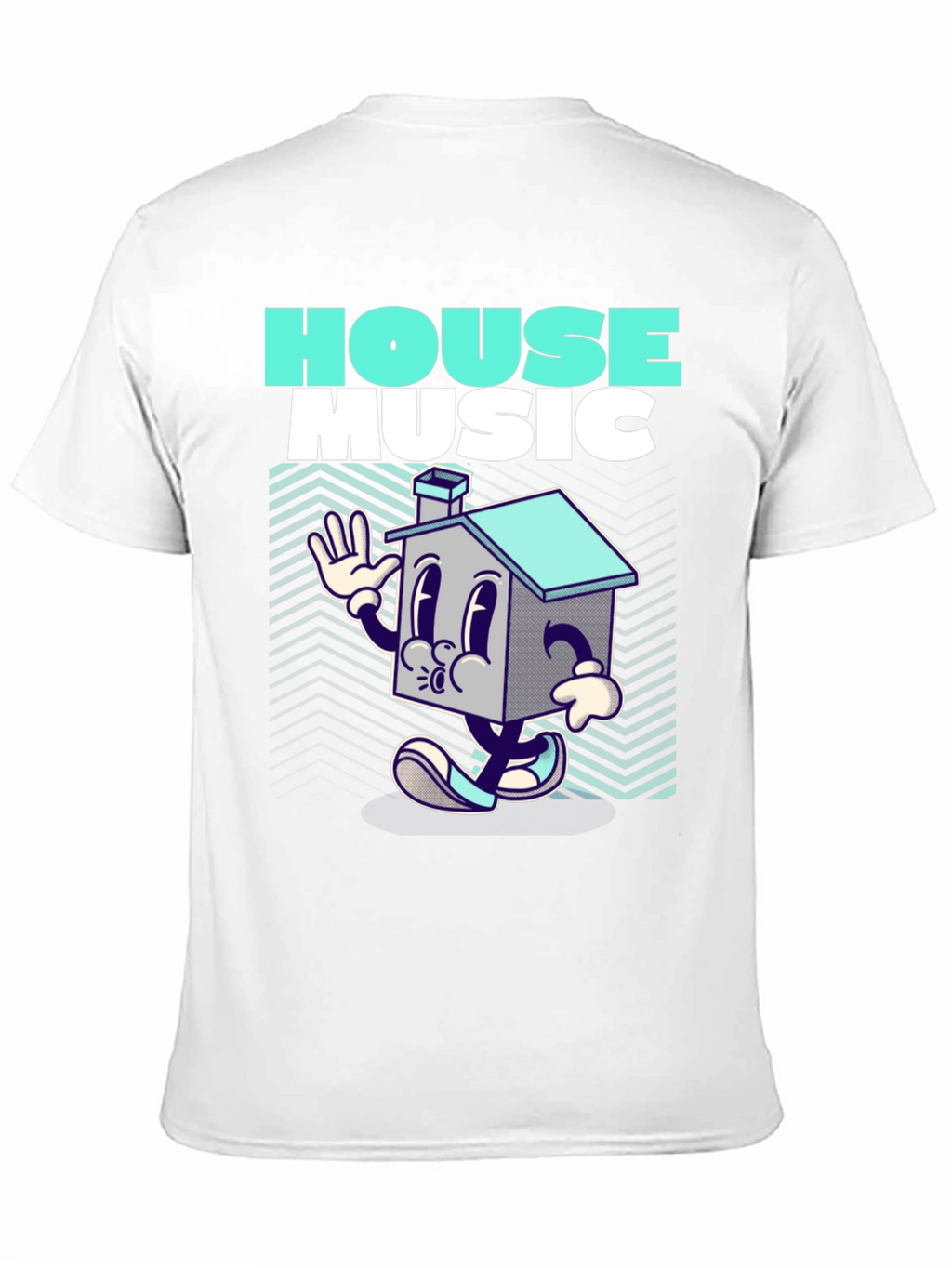 House Music Graphic Print T-Shirt