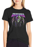 Arachnid Graphic T-Shirt - Cyberpunk Spider Tee