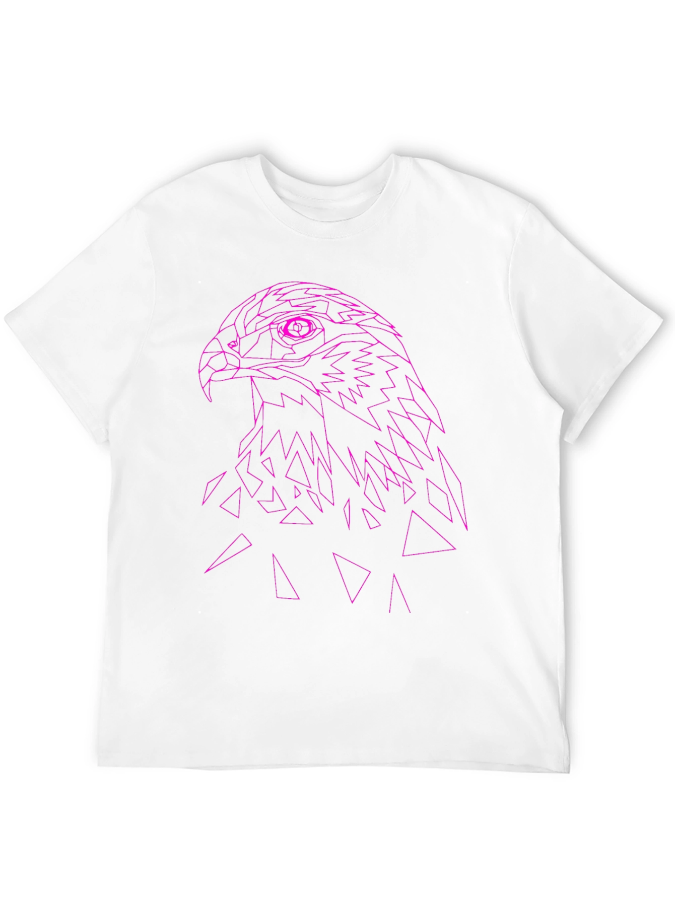 Geometric Eagle Graphic Tee - Modern Style