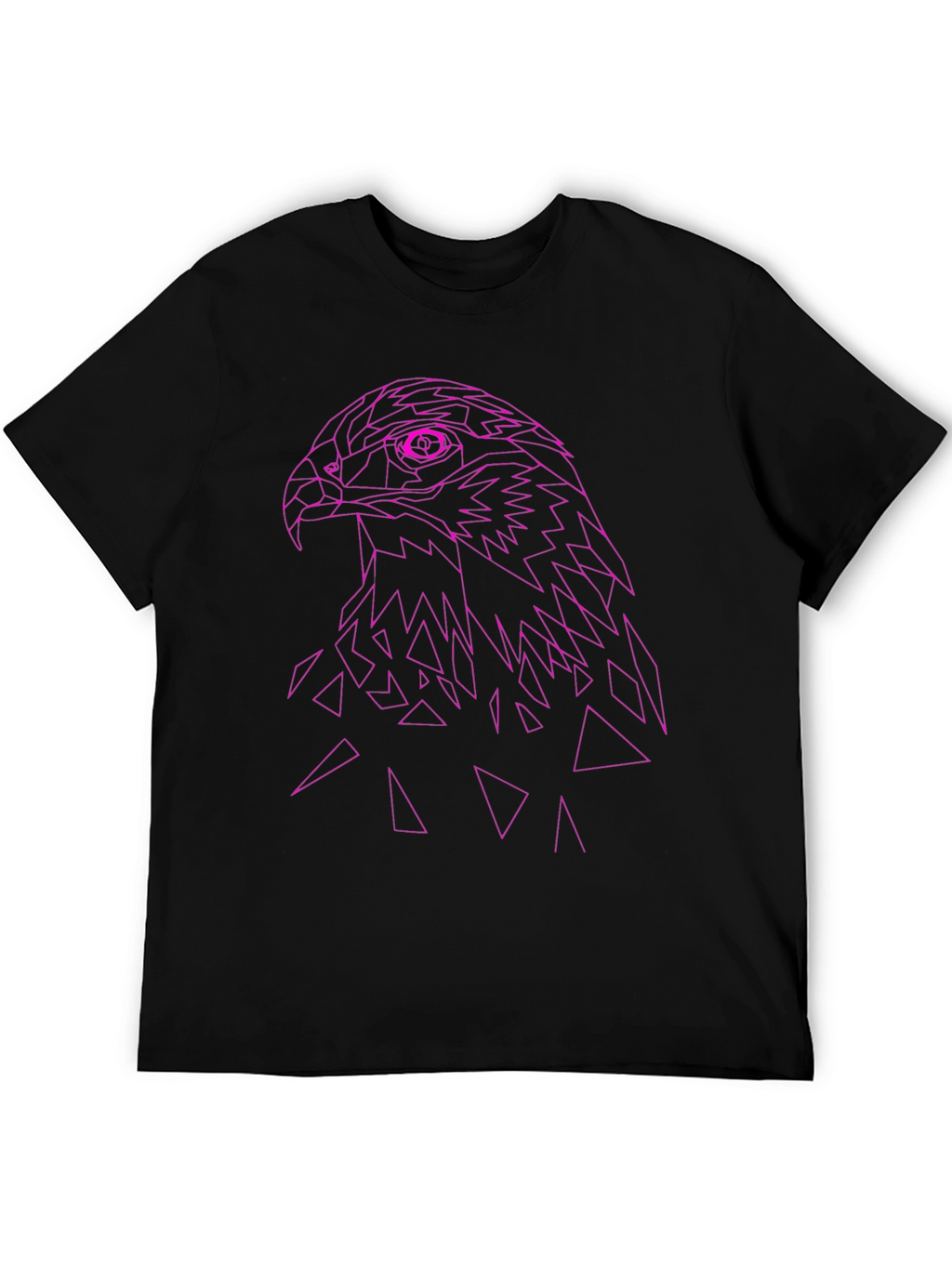 Geometric Eagle Graphic Tee - Modern Style