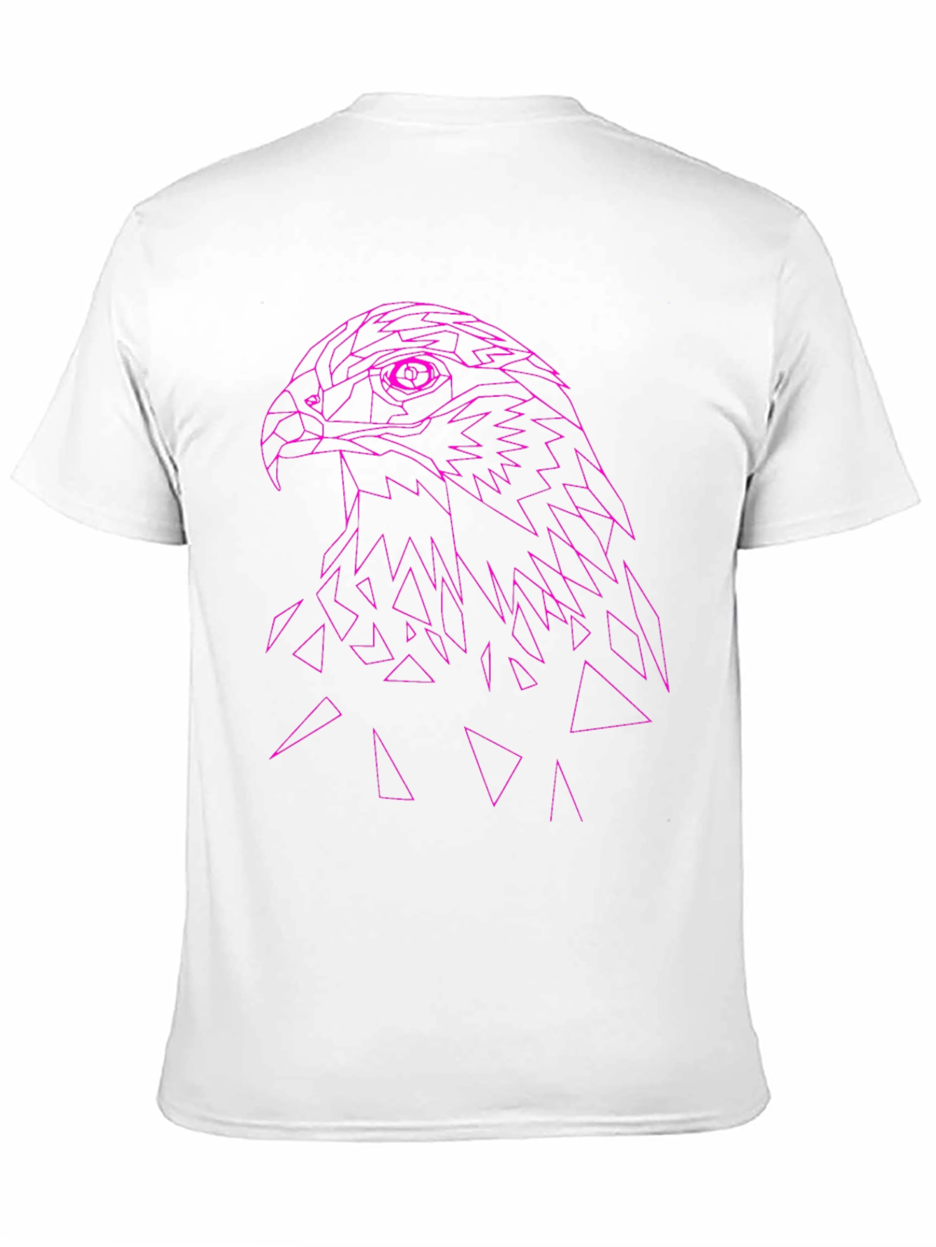 Geometric Eagle Graphic Tee - Modern Style