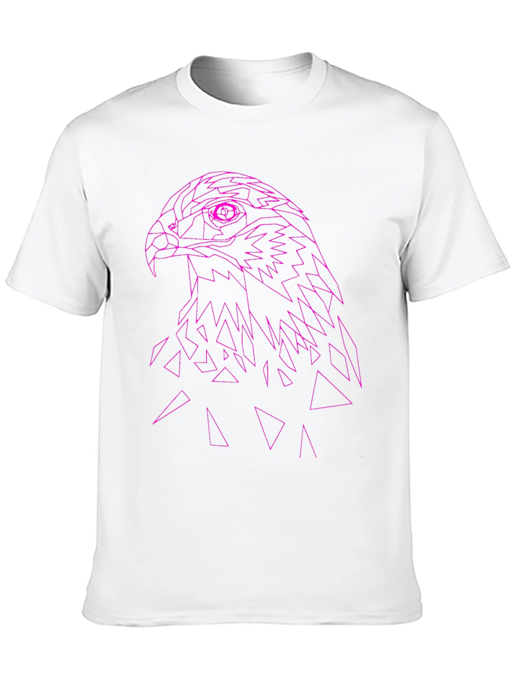 Geometric Eagle Graphic Tee - Modern Style