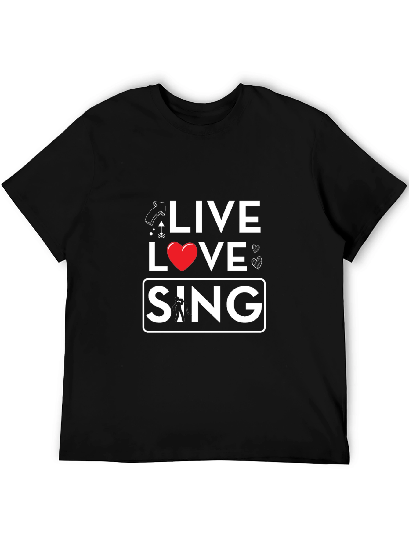Live Love Sing Graphic T-Shirt