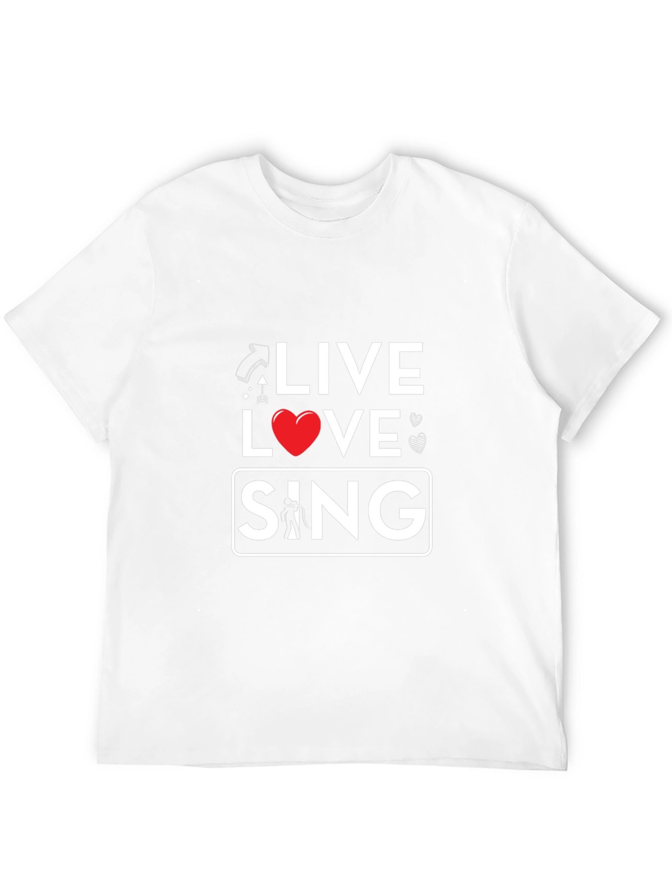 Live Love Sing Graphic T-Shirt