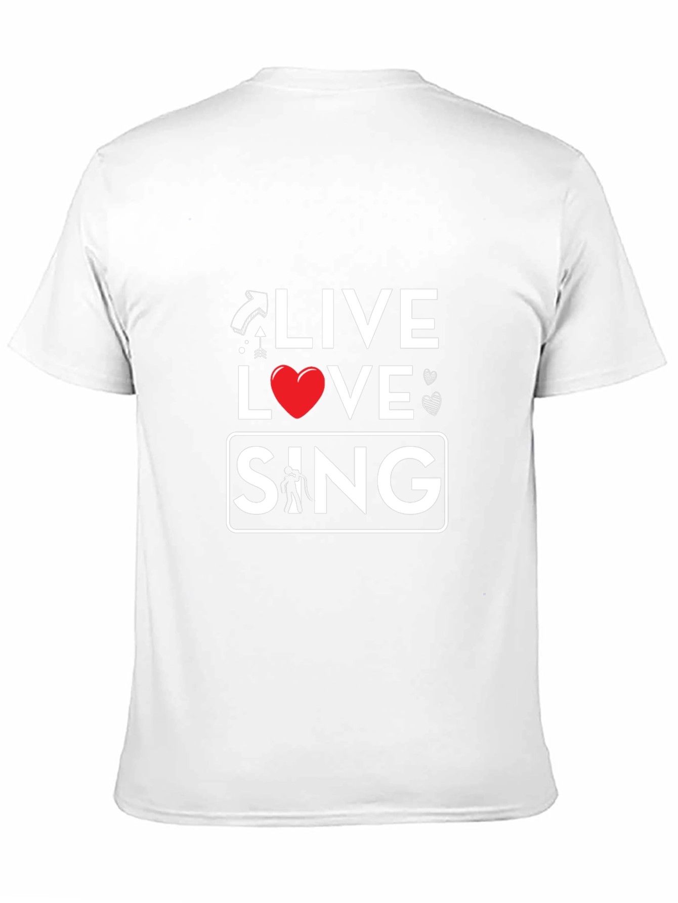 Live Love Sing Graphic T-Shirt