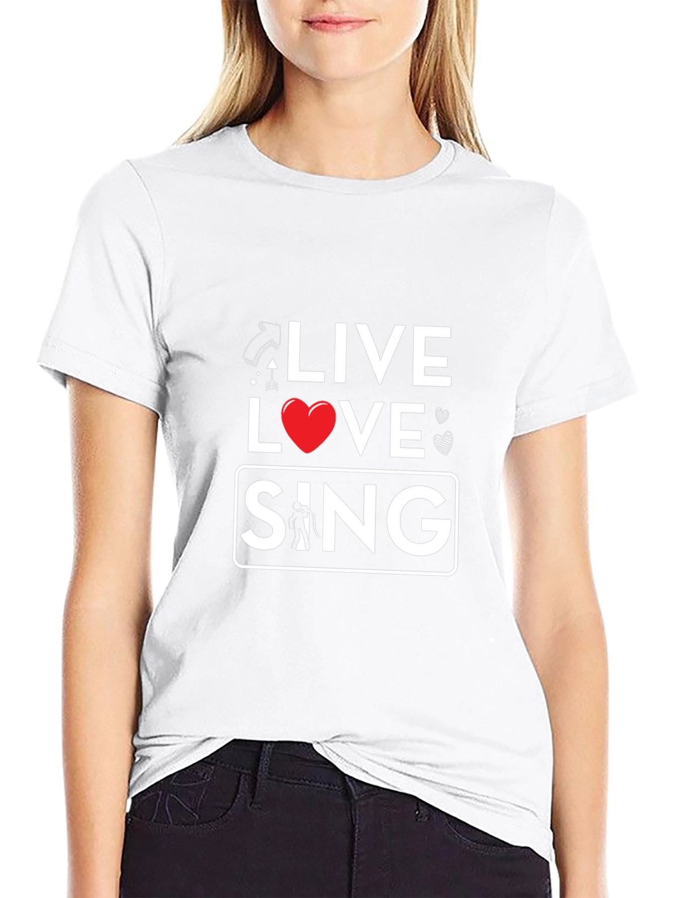 Live Love Sing Graphic T-Shirt