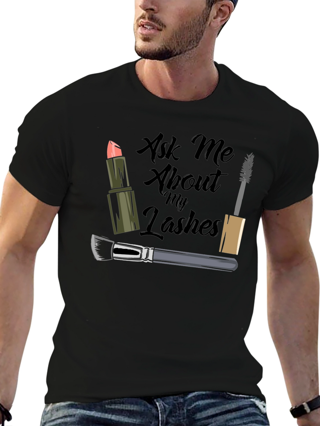 Ask Me About My Lashes T-Shirt
