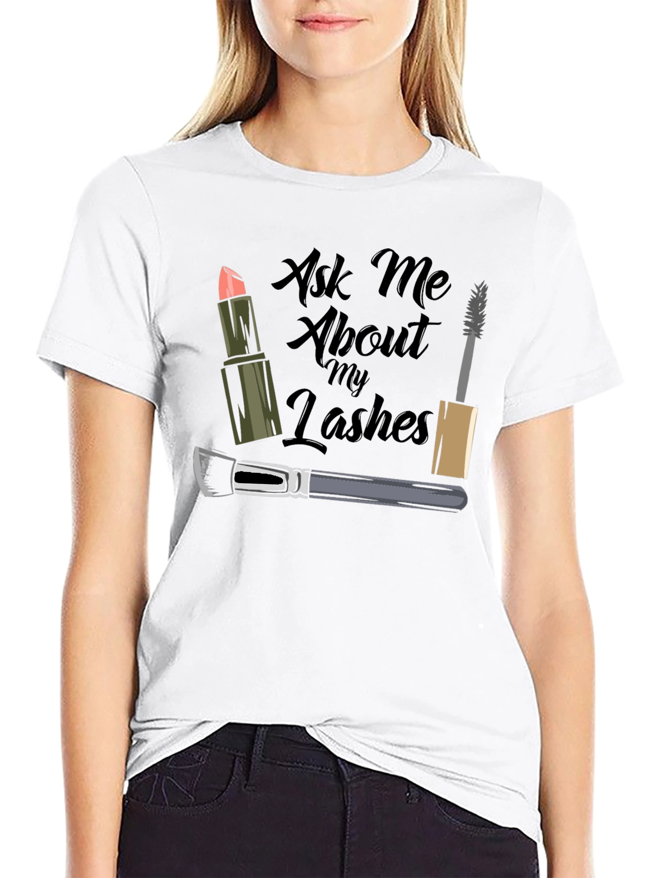 Ask Me About My Lashes T-Shirt