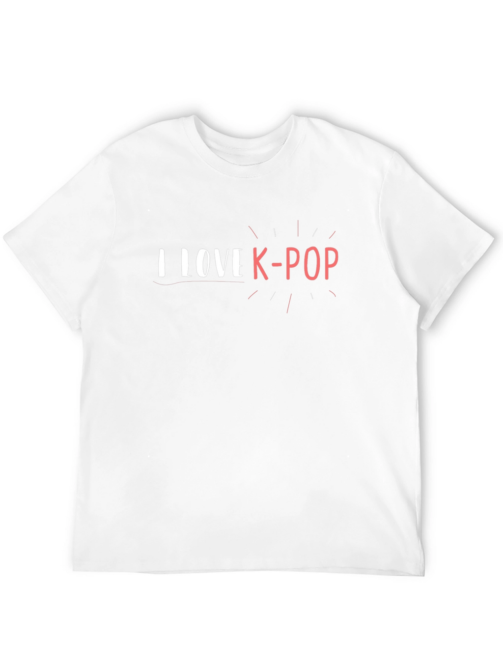 I Love K-Pop Graphic T-Shirt - Trendy Fan Apparel