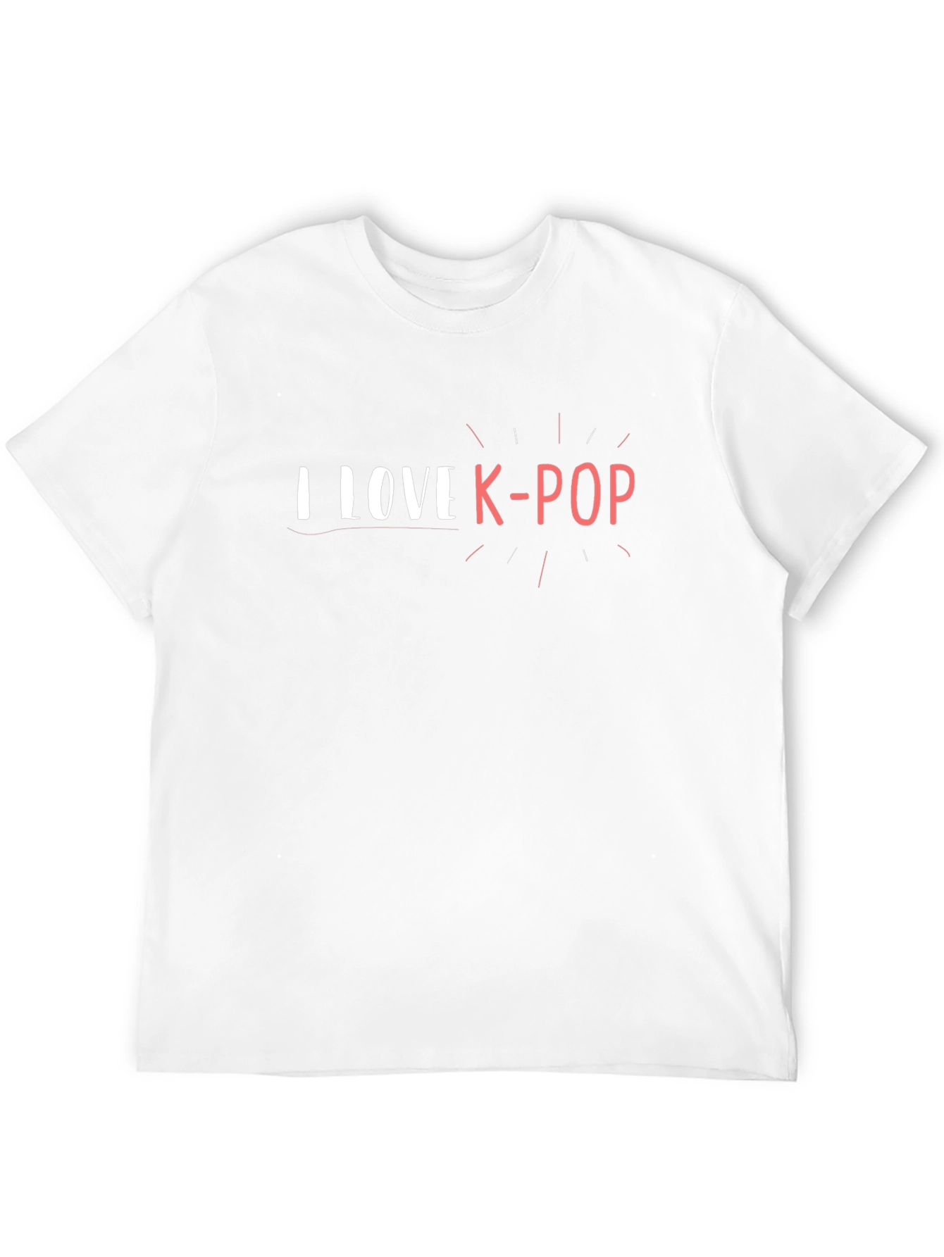 I Love K-Pop Graphic T-Shirt - Trendy Fan Apparel