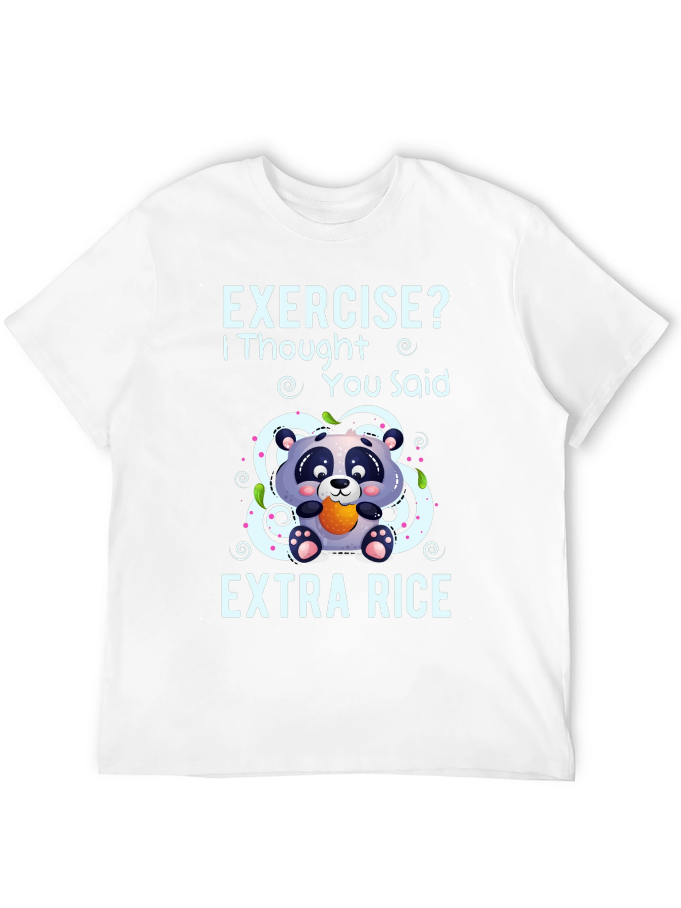 Exercise? Extra Rice Panda T-Shirt