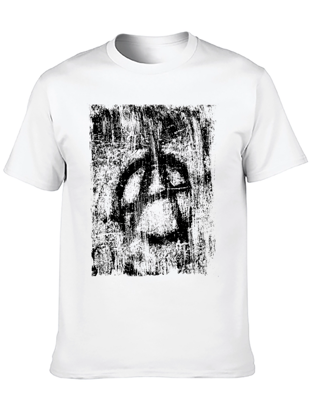 Distressed Graphic Black T-Shirt