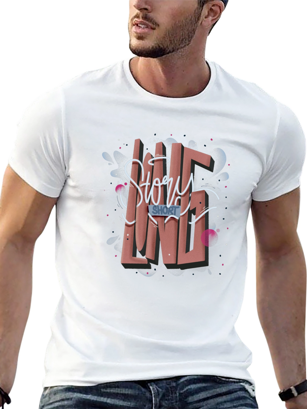 Life Story Short Graphic T-Shirt