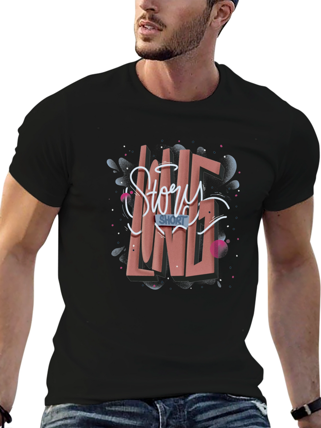 Life Story Short Graphic T-Shirt