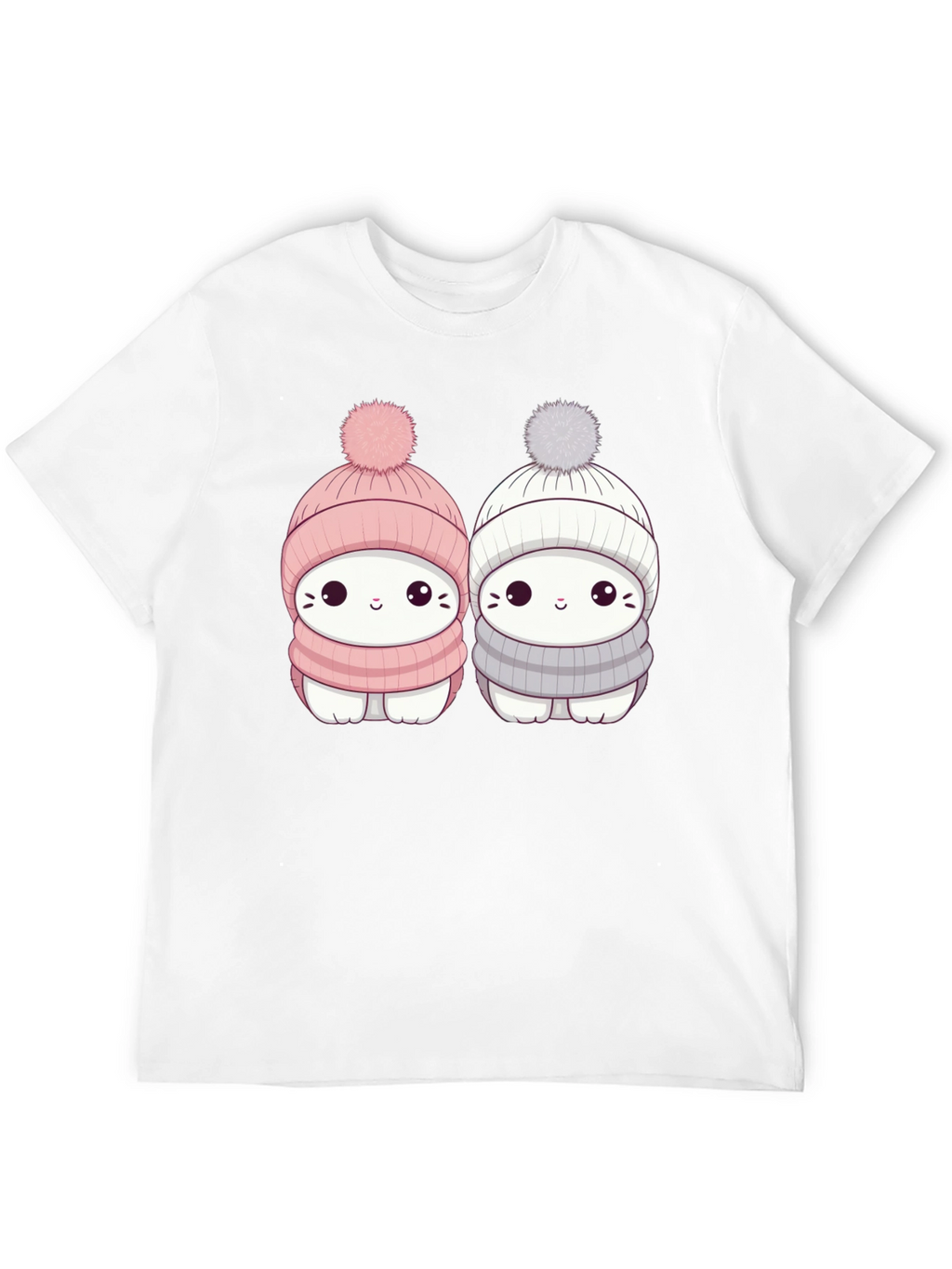 Cute Winter Cat T-Shirt