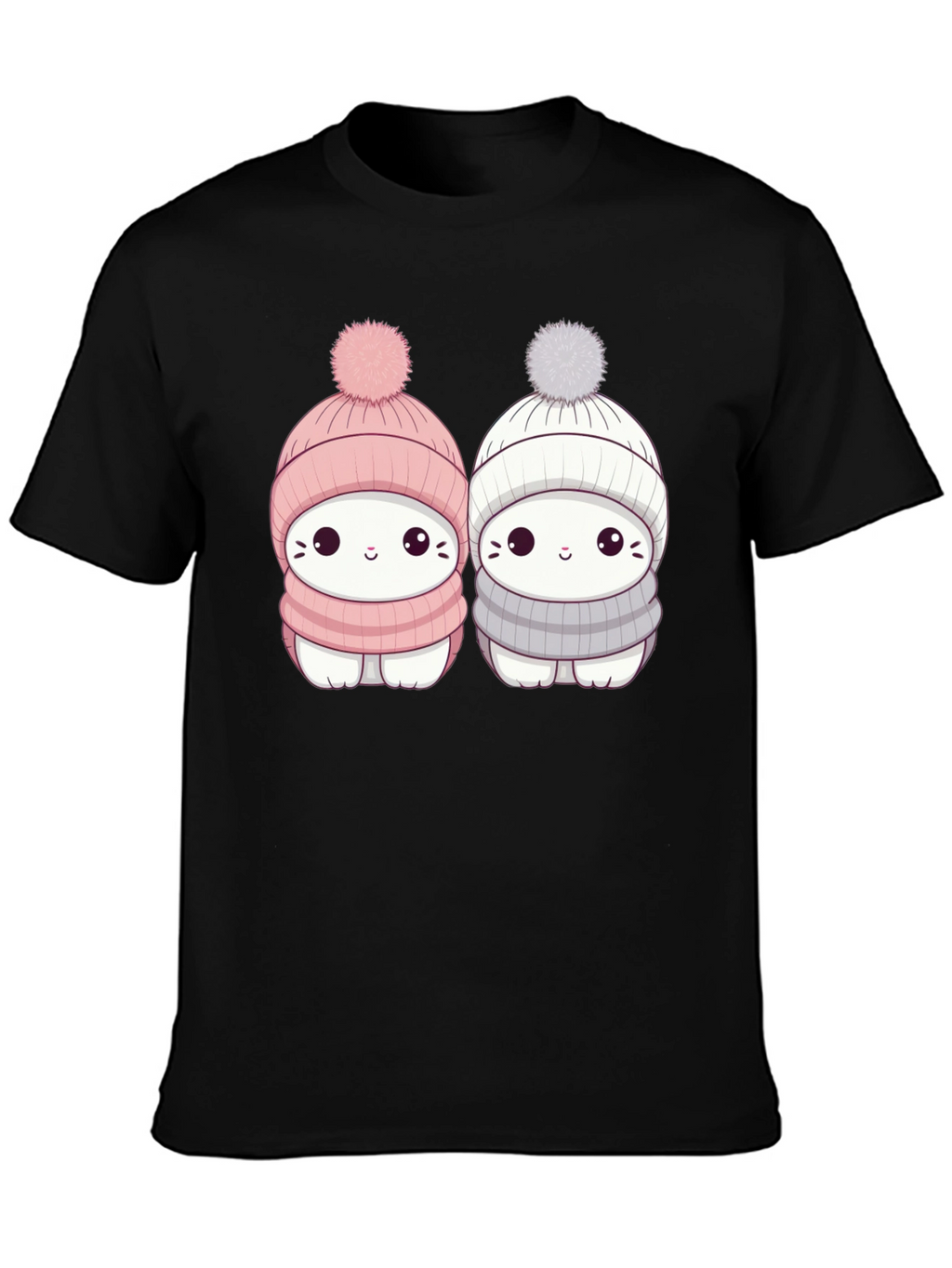 Cute Winter Cat T-Shirt