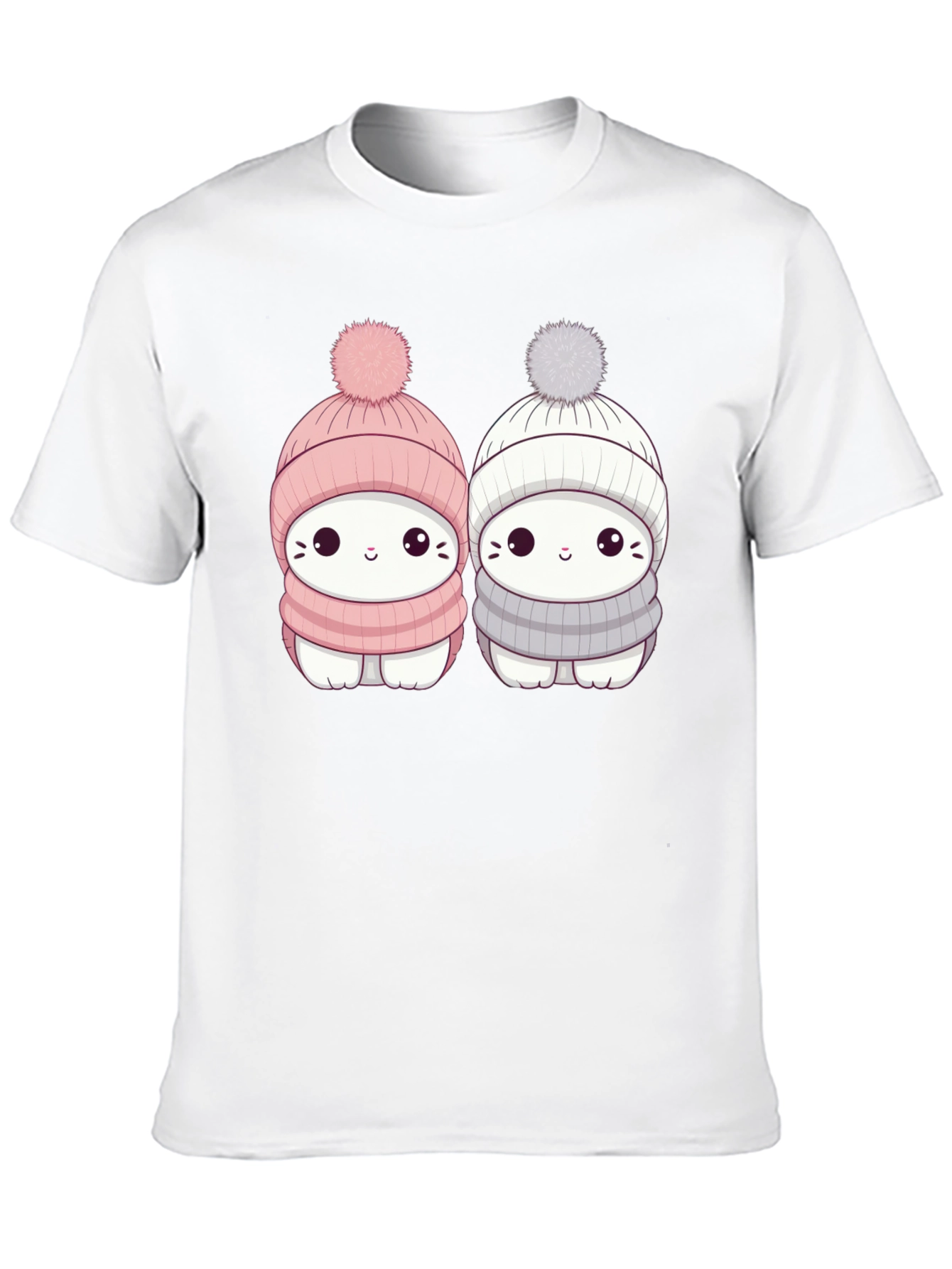 Cute Winter Cat T-Shirt