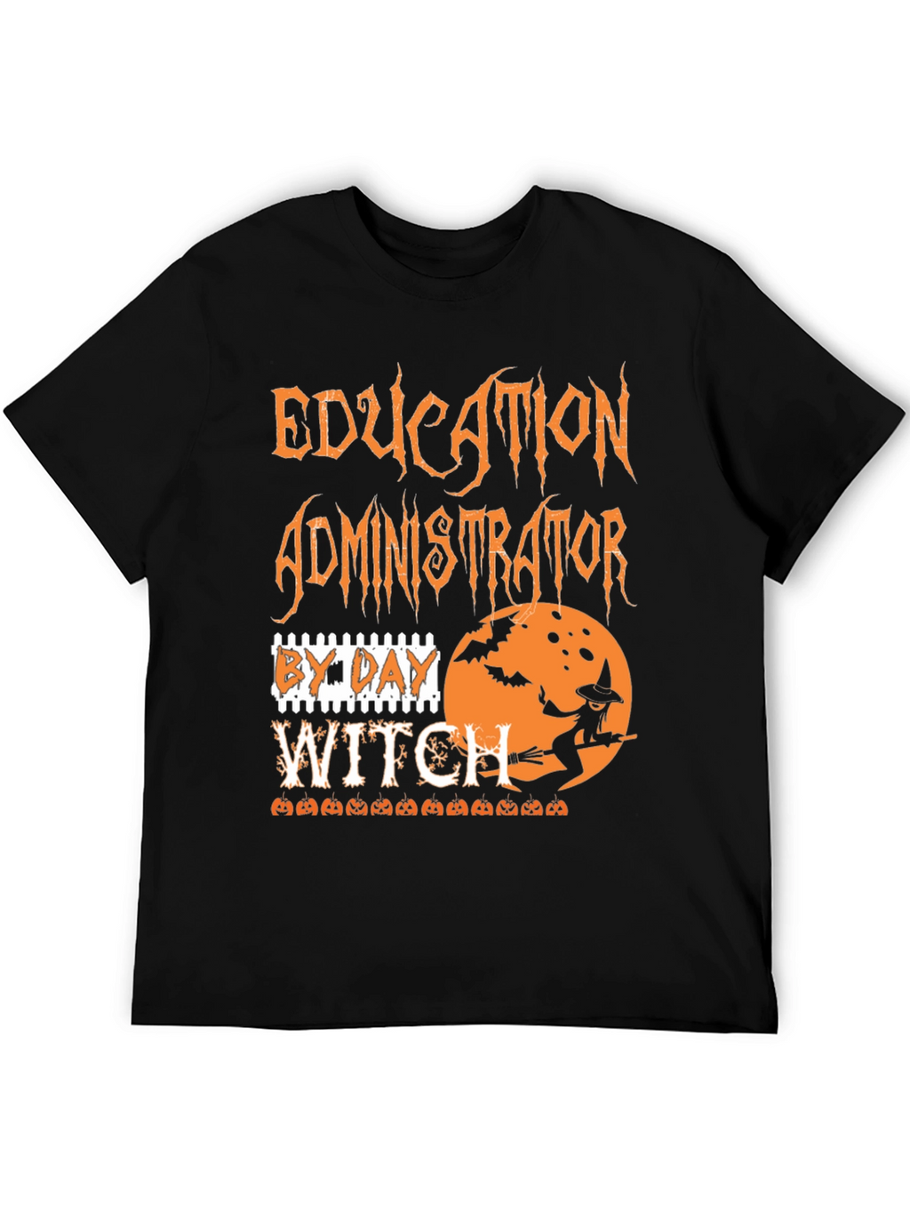 Education Administrator Witch Halloween T-Shirt