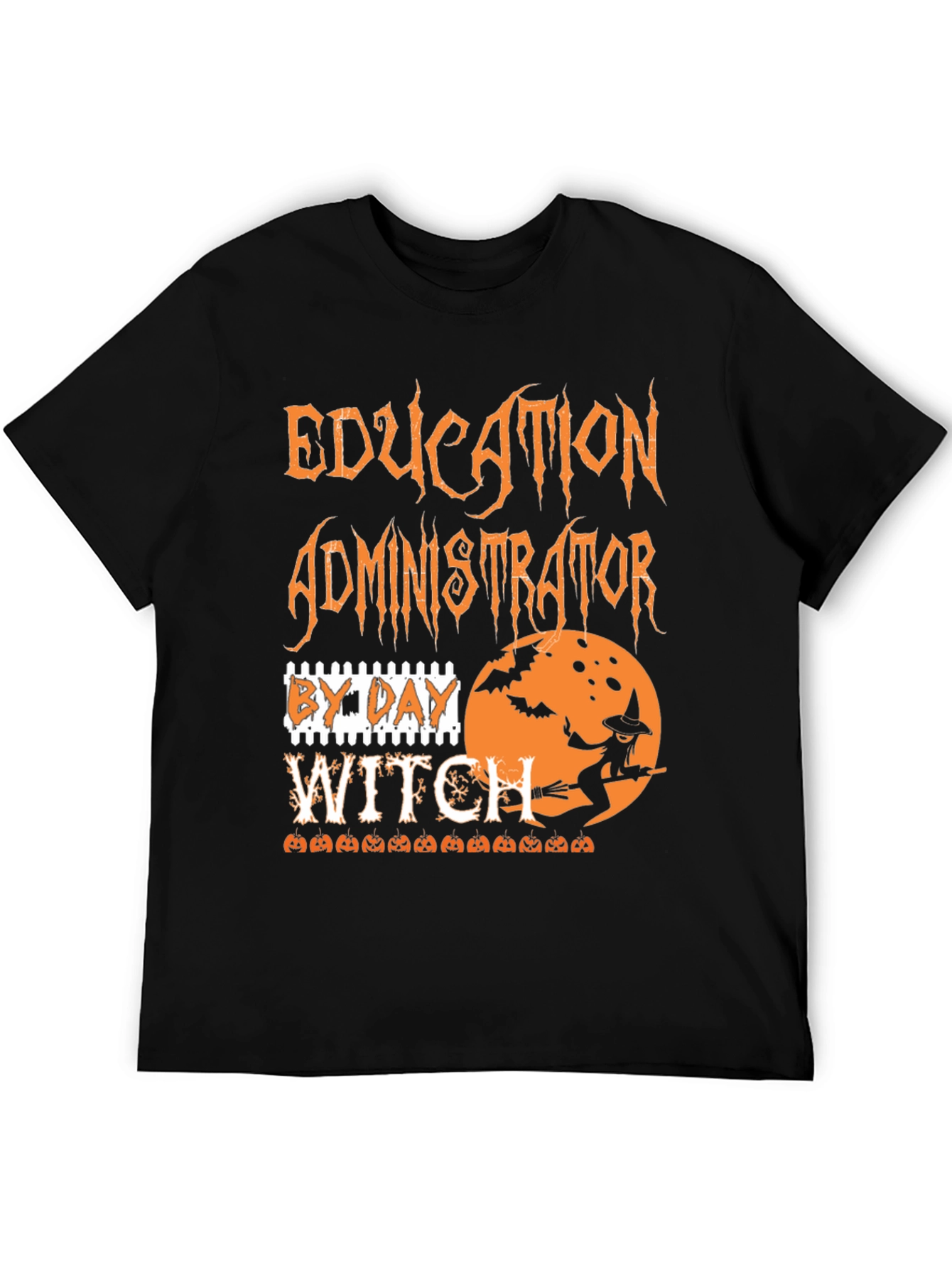 Education Administrator Witch Halloween T-Shirt