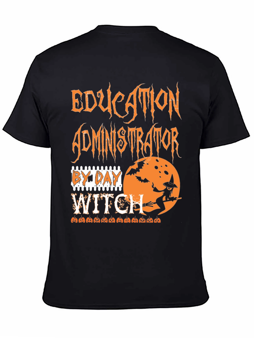 Education Administrator Witch Halloween T-Shirt