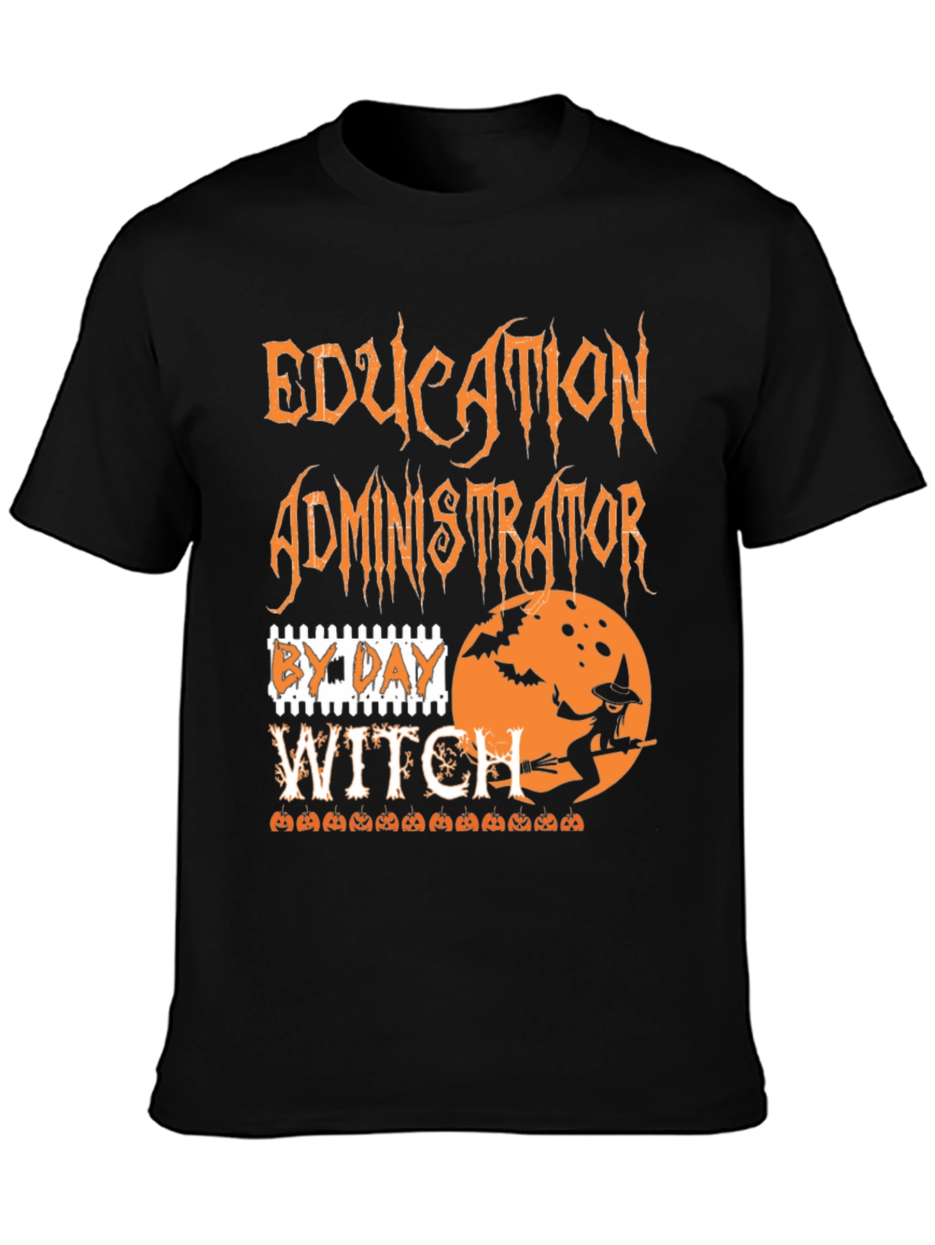 Education Administrator Witch Halloween T-Shirt