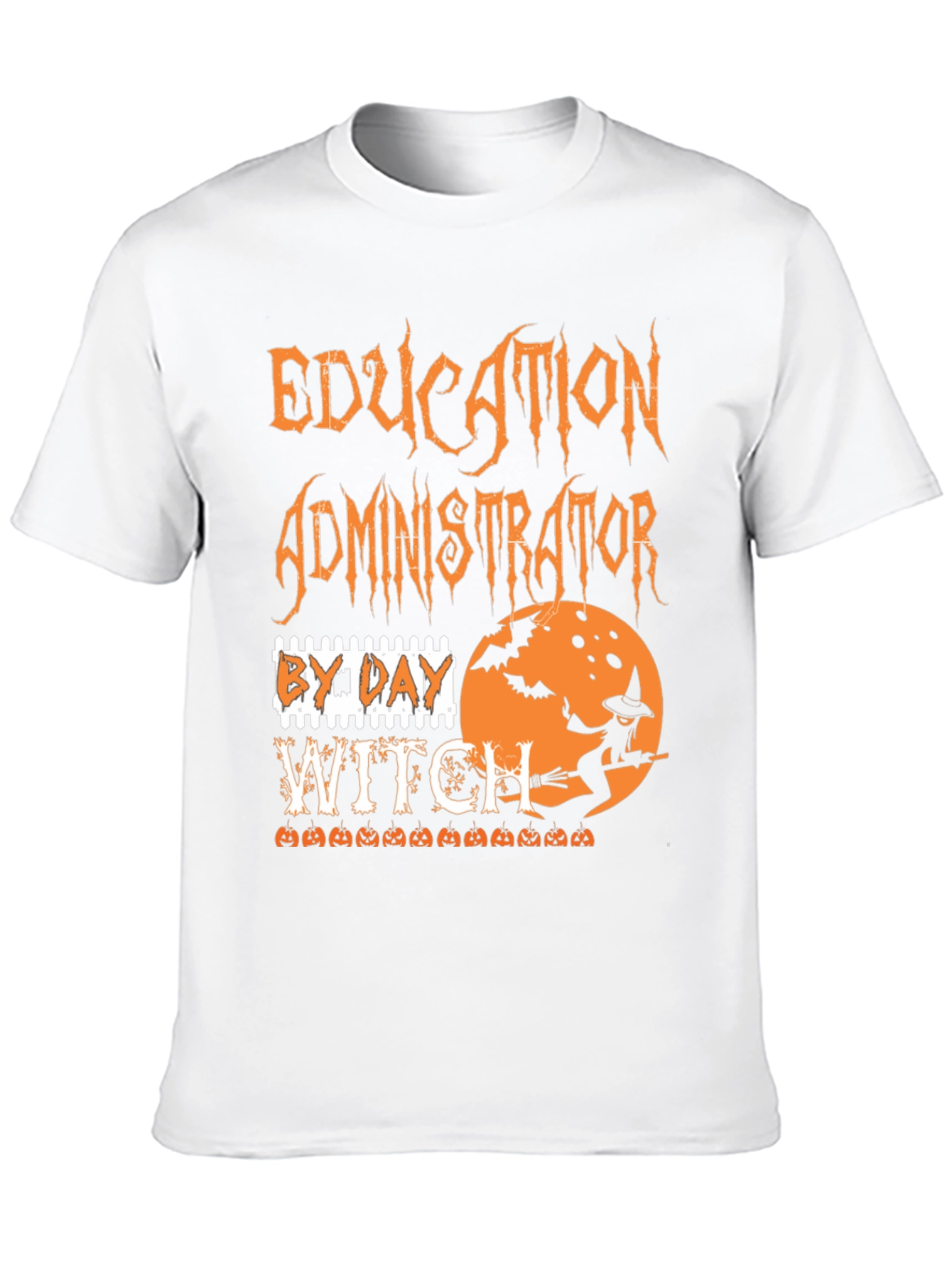 Education Administrator Witch Halloween T-Shirt