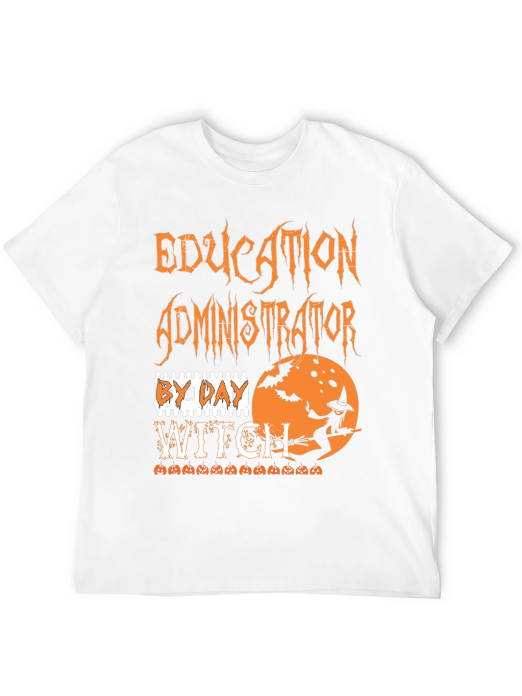 Education Administrator Witch Halloween T-Shirt