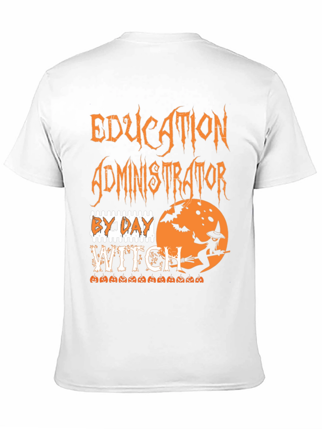 Education Administrator Witch Halloween T-Shirt