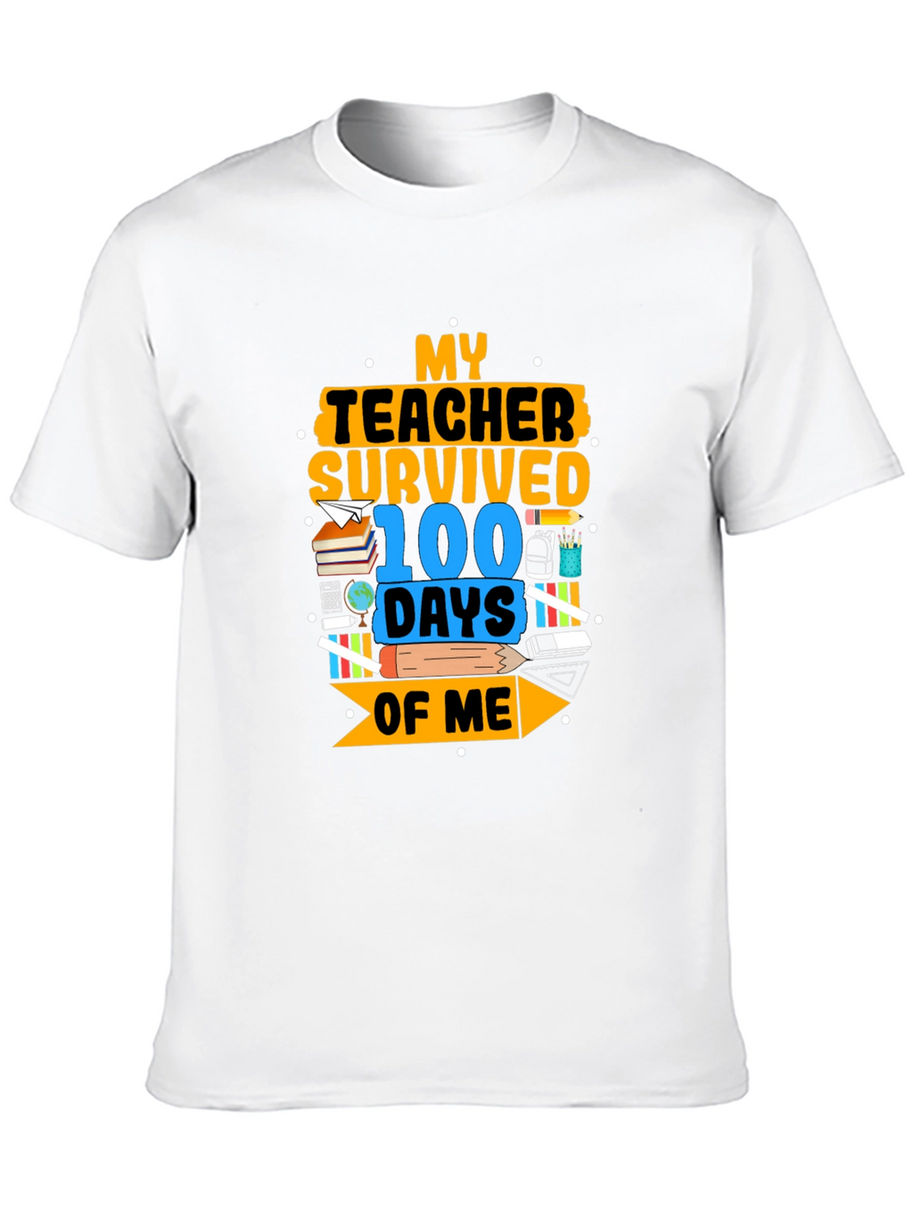 Teacher Survived 100 Days T-Shirt