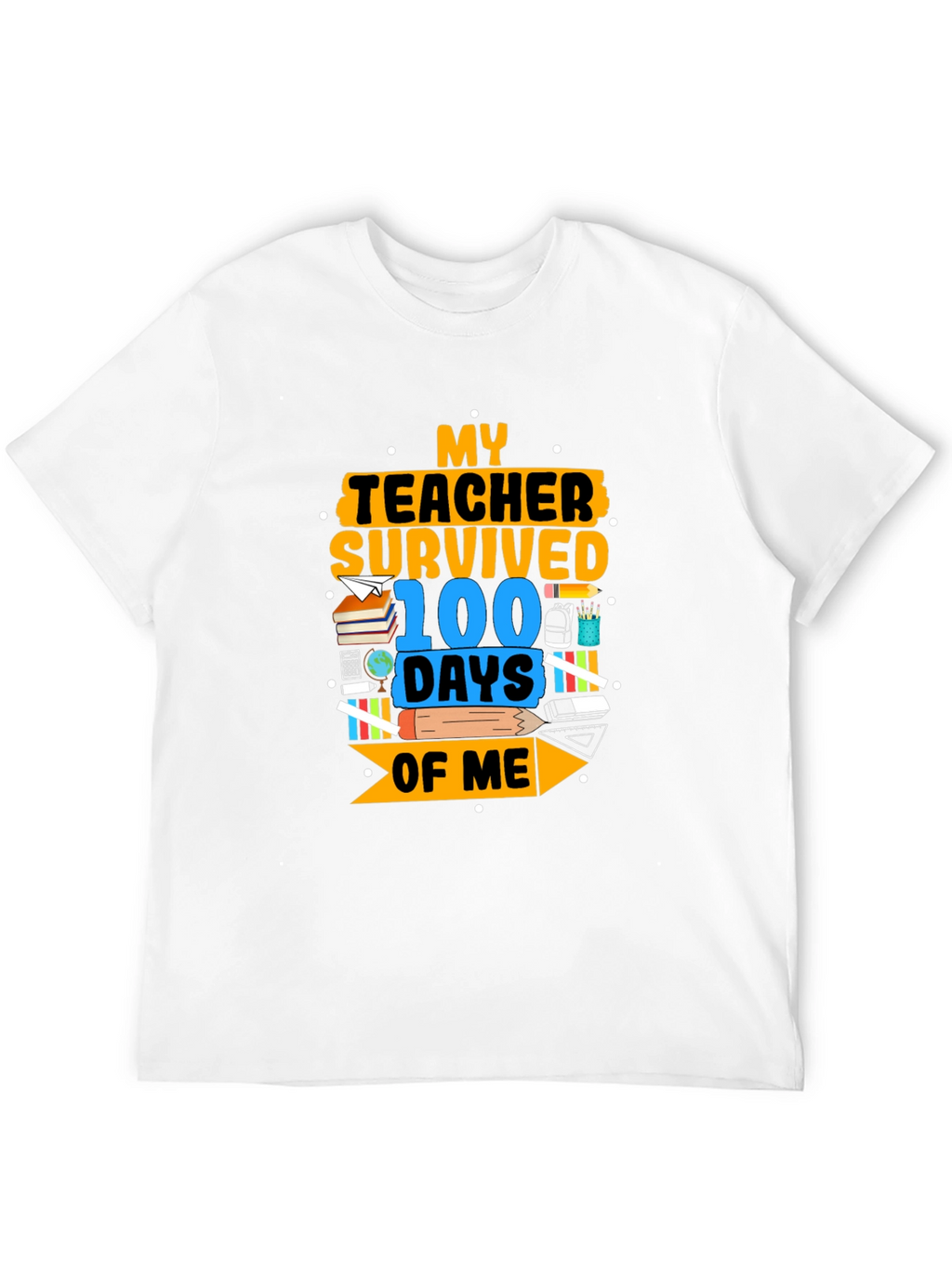 Teacher Survived 100 Days T-Shirt