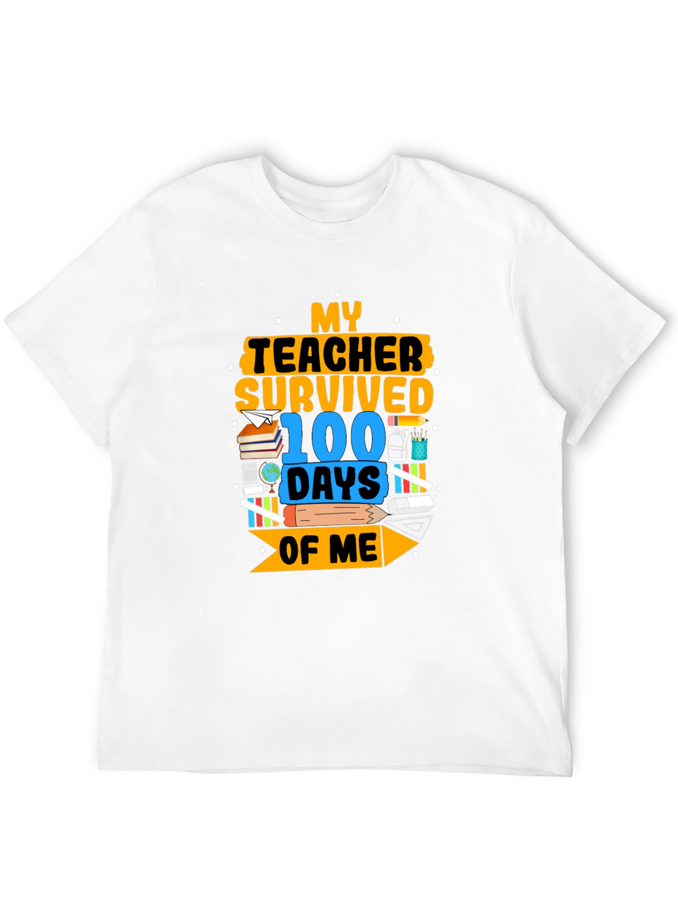 Teacher Survived 100 Days T-Shirt