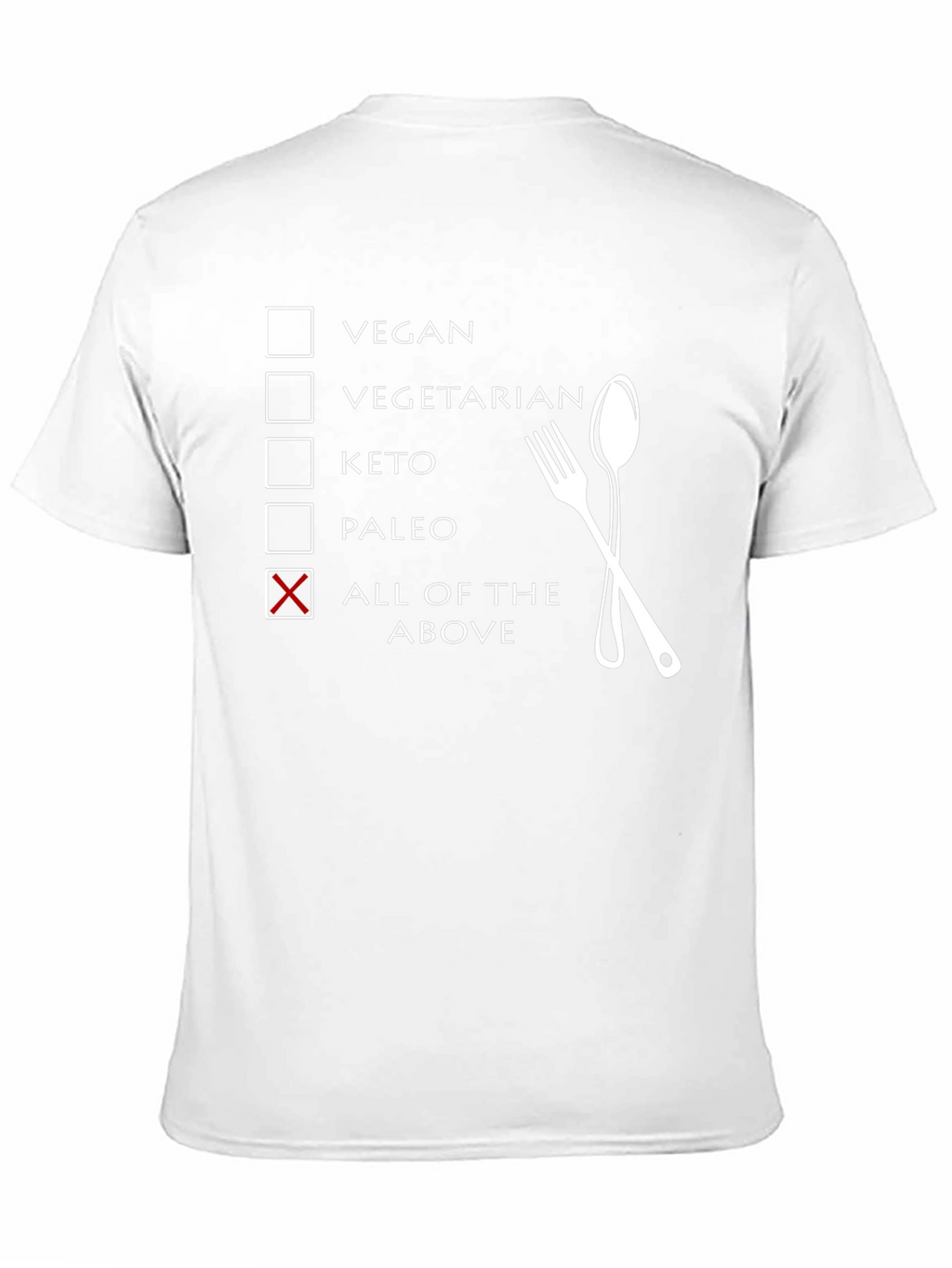 All of the Above Diet T-Shirt Funny Foodie Tee