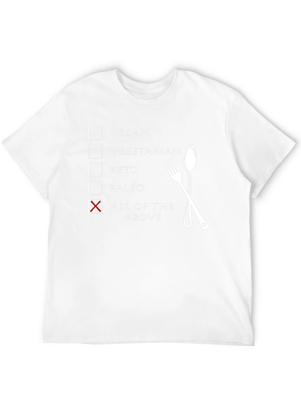 All of the Above Diet T-Shirt Funny Foodie Tee