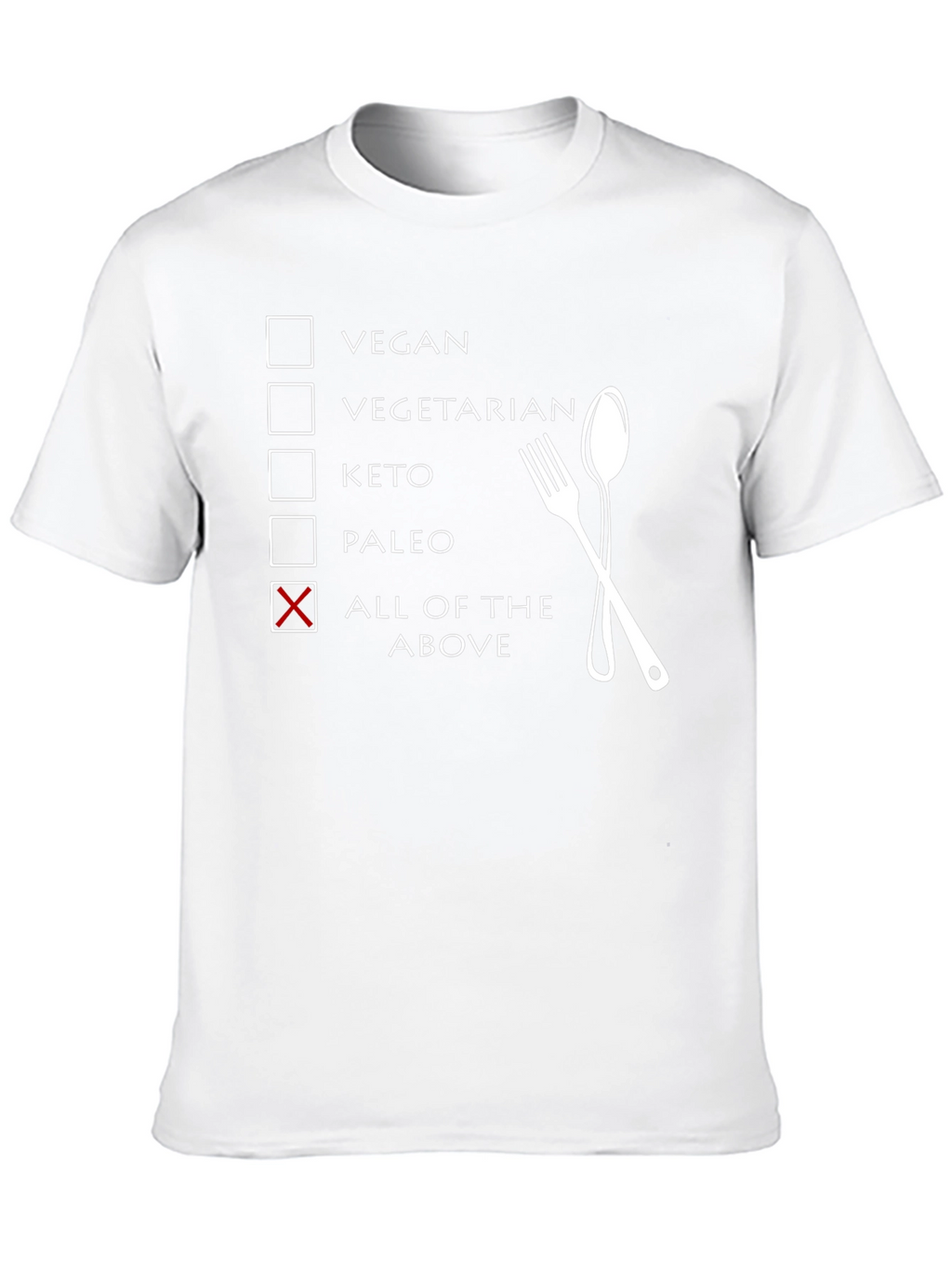 All of the Above Diet T-Shirt Funny Foodie Tee