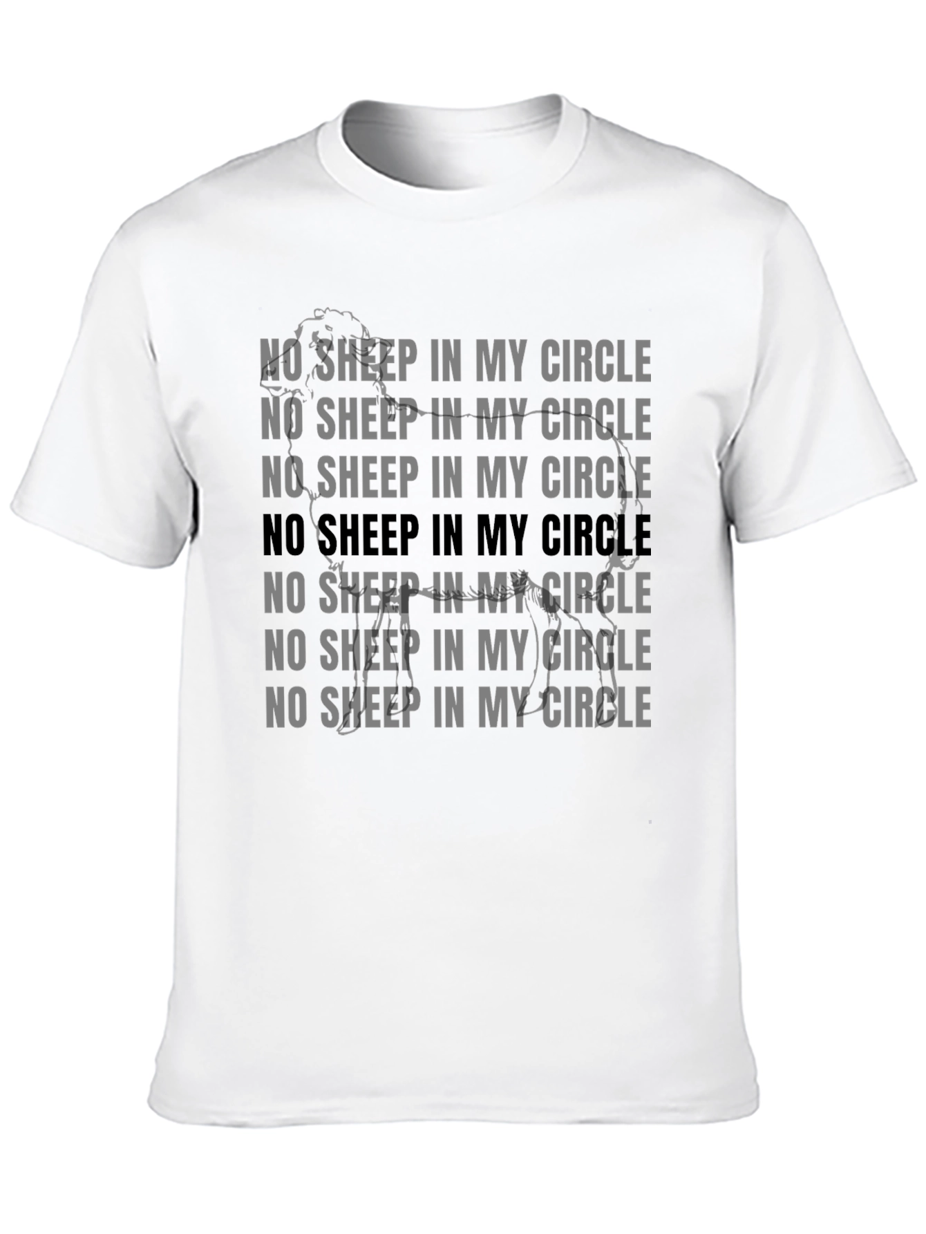 No Sheep In My Circle Graphic Tee