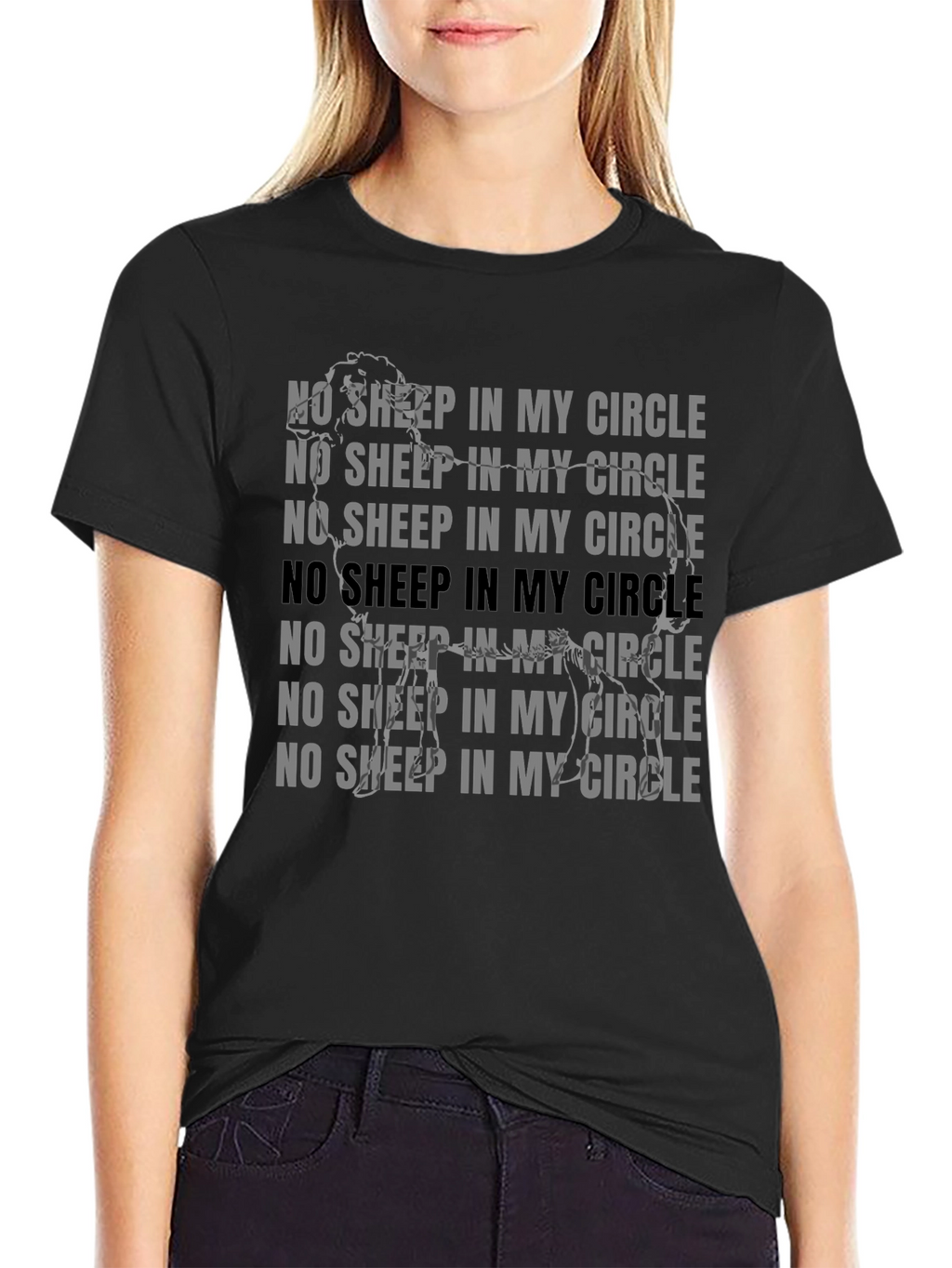 No Sheep In My Circle Graphic Tee