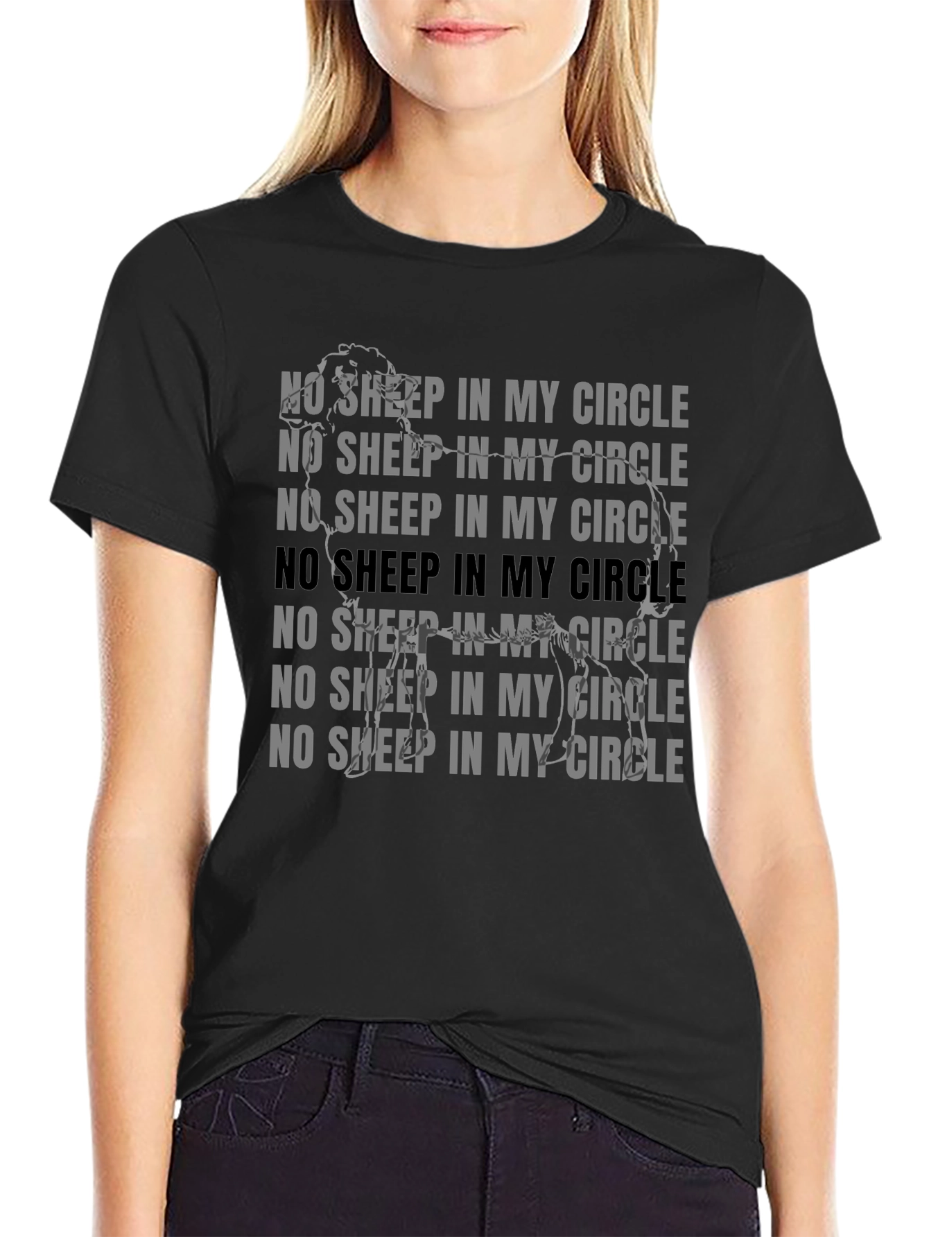 No Sheep In My Circle Graphic Tee