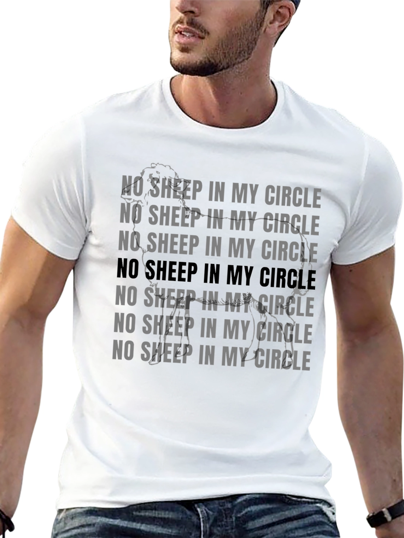 No Sheep In My Circle Graphic Tee