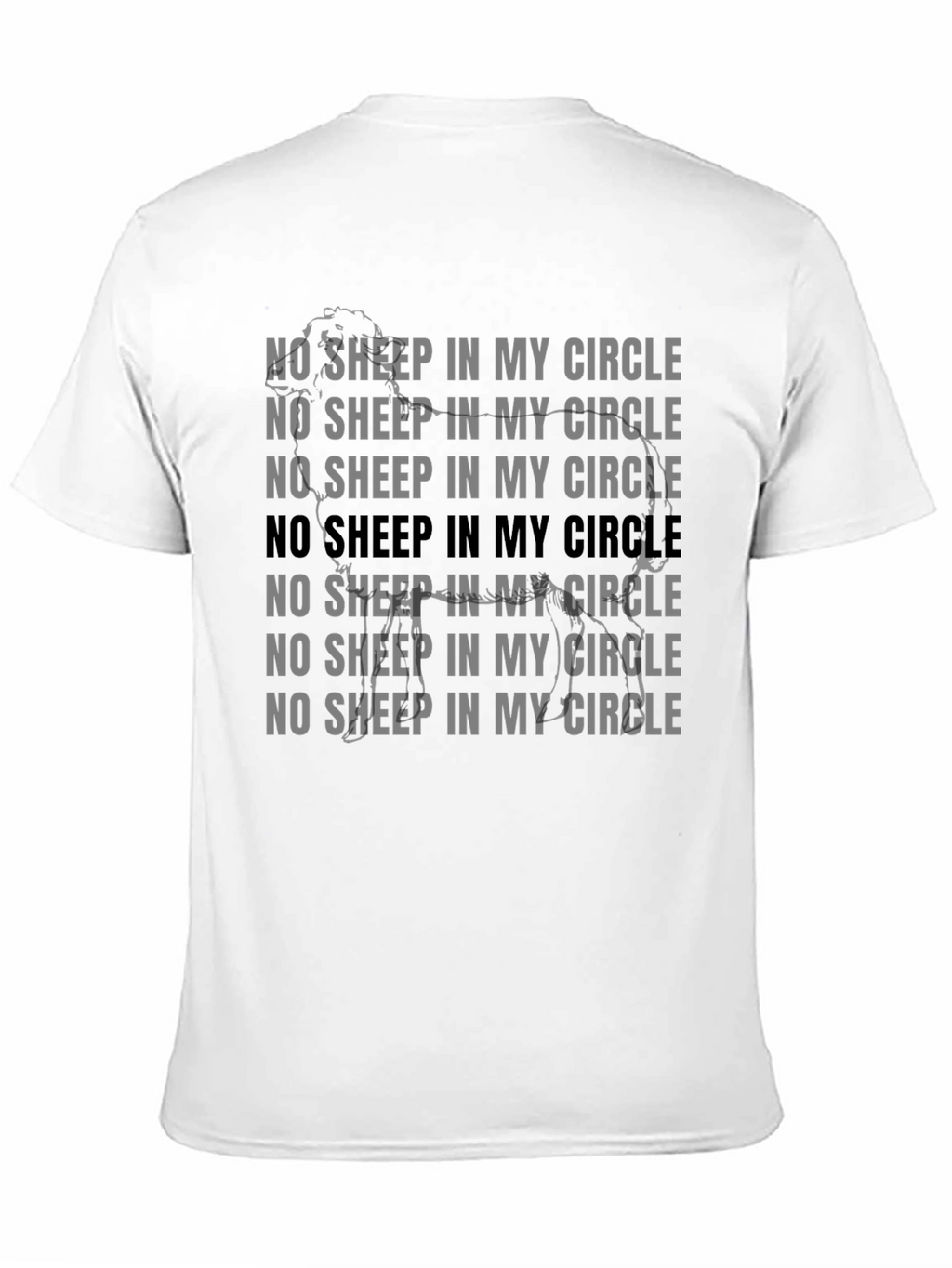 No Sheep In My Circle Graphic Tee