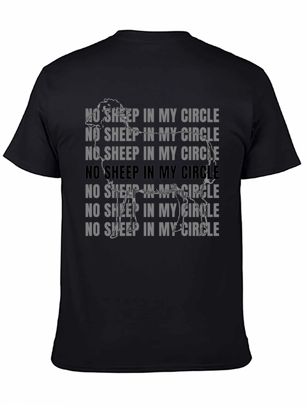 No Sheep In My Circle Graphic Tee