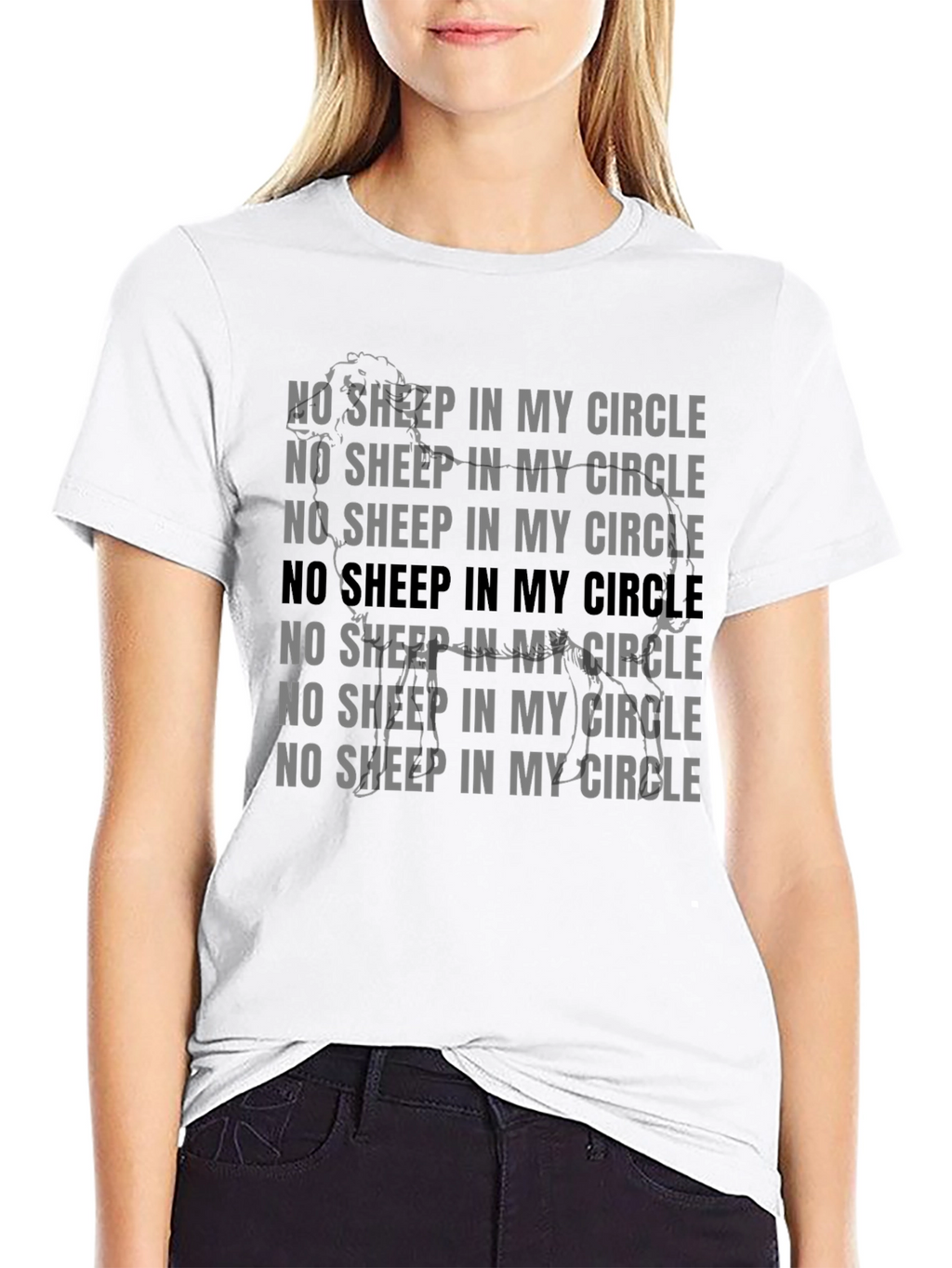 No Sheep In My Circle Graphic Tee