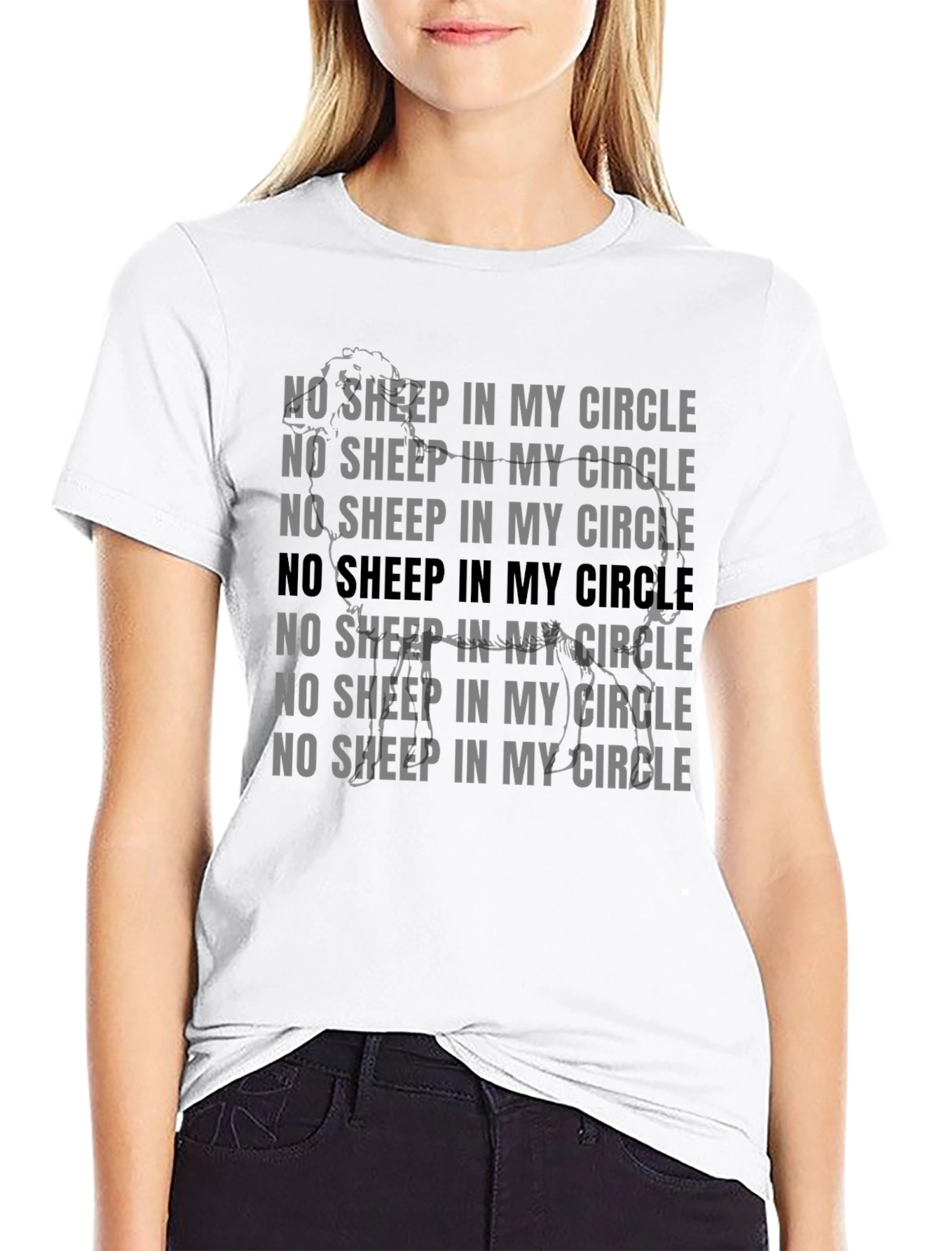 No Sheep In My Circle Graphic Tee