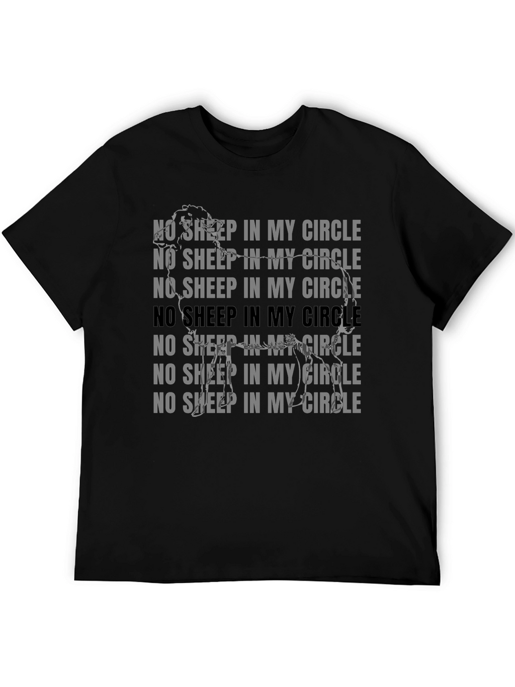 No Sheep In My Circle Graphic Tee