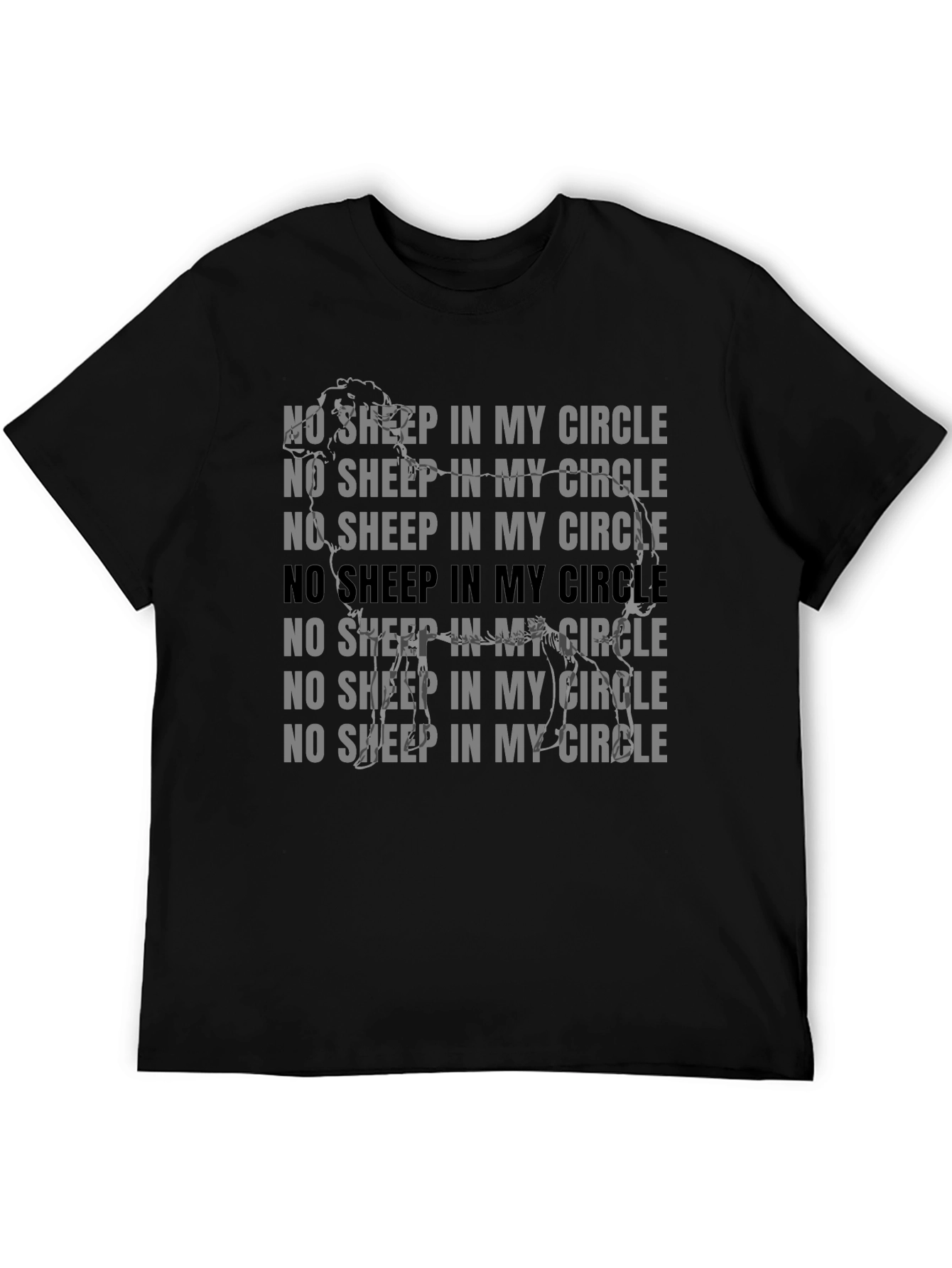 No Sheep In My Circle Graphic Tee