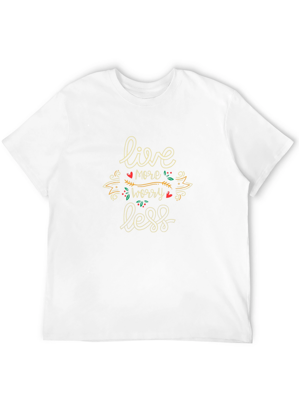Live More Worry Less Graphic Tee
