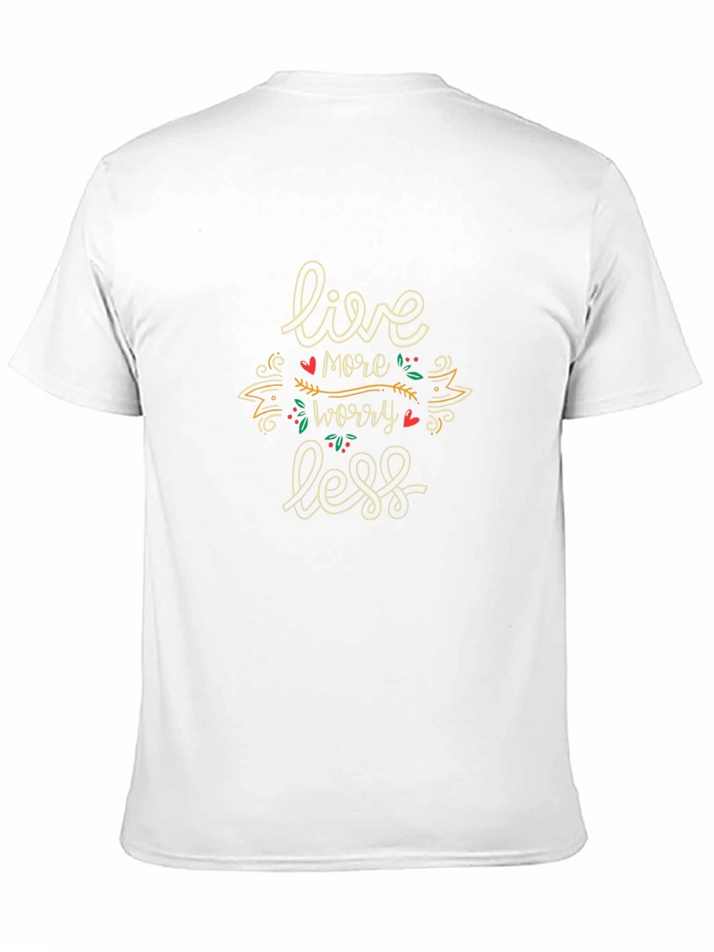 Live More Worry Less Graphic Tee
