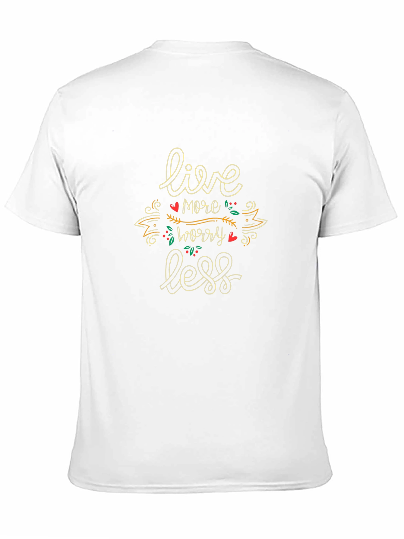 Live More Worry Less Graphic Tee