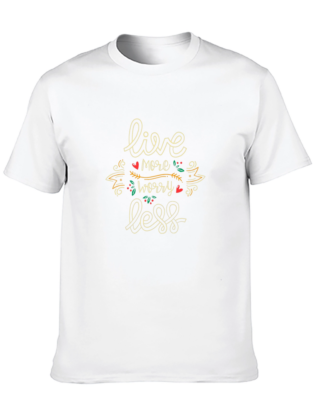 Live More Worry Less Graphic Tee