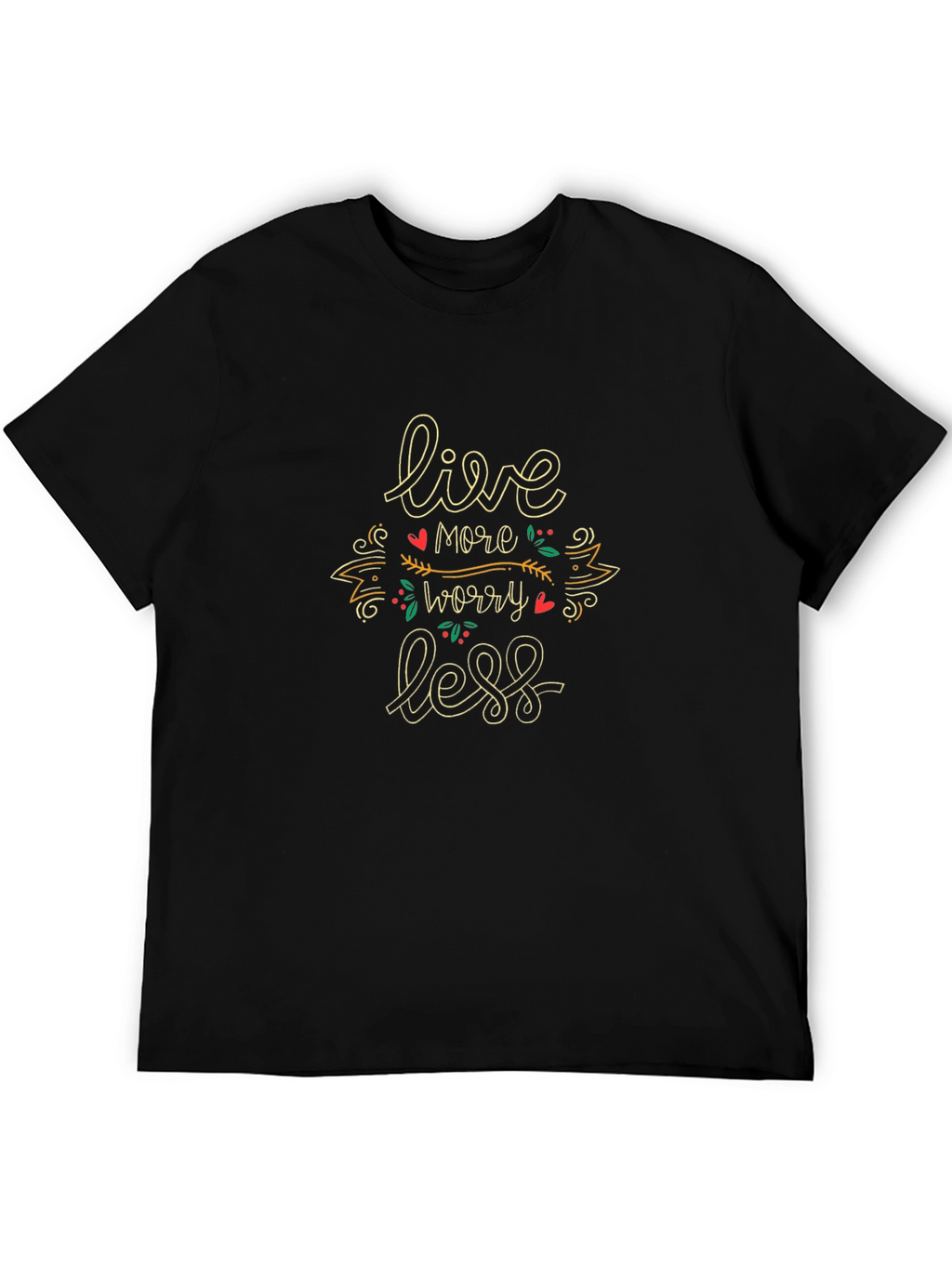 Live More Worry Less Graphic Tee