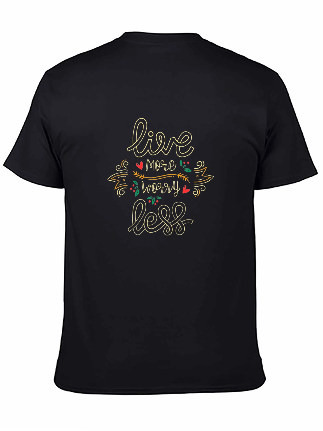 Live More Worry Less Graphic Tee